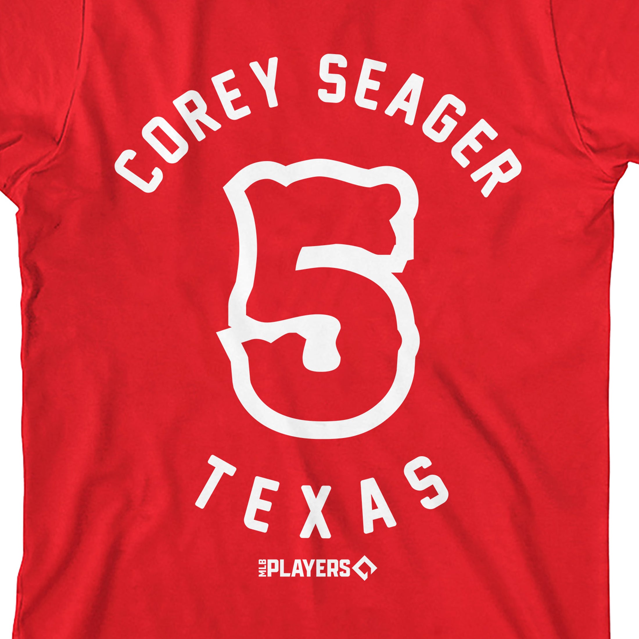 Corey Seager MVP, #5, Player, Baseball, Texas Rangers, American, All-Star, Championship, on Red Kids T-Shirt