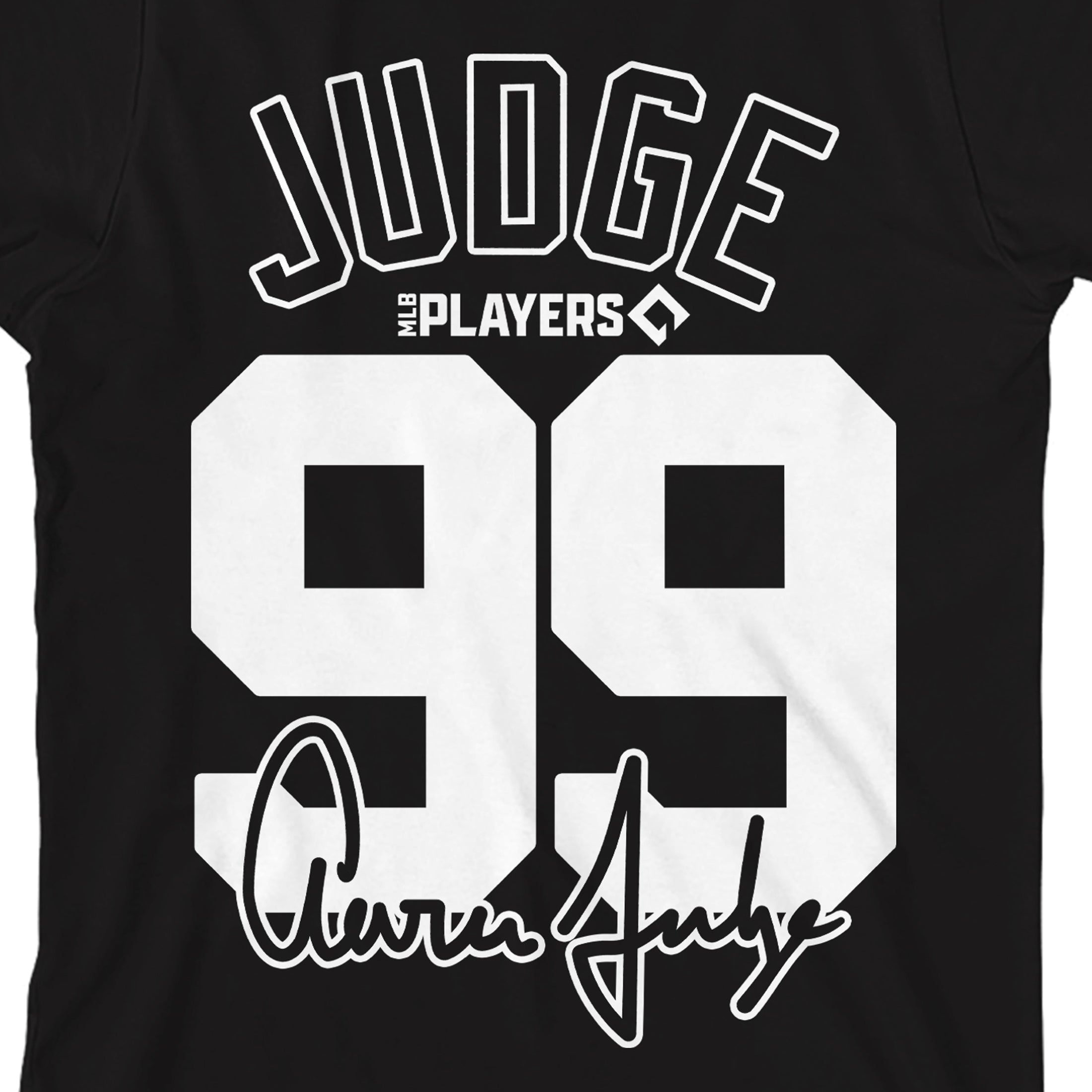 Aaron Judge Number 99, Signature and logo on black Kids T-Shirt