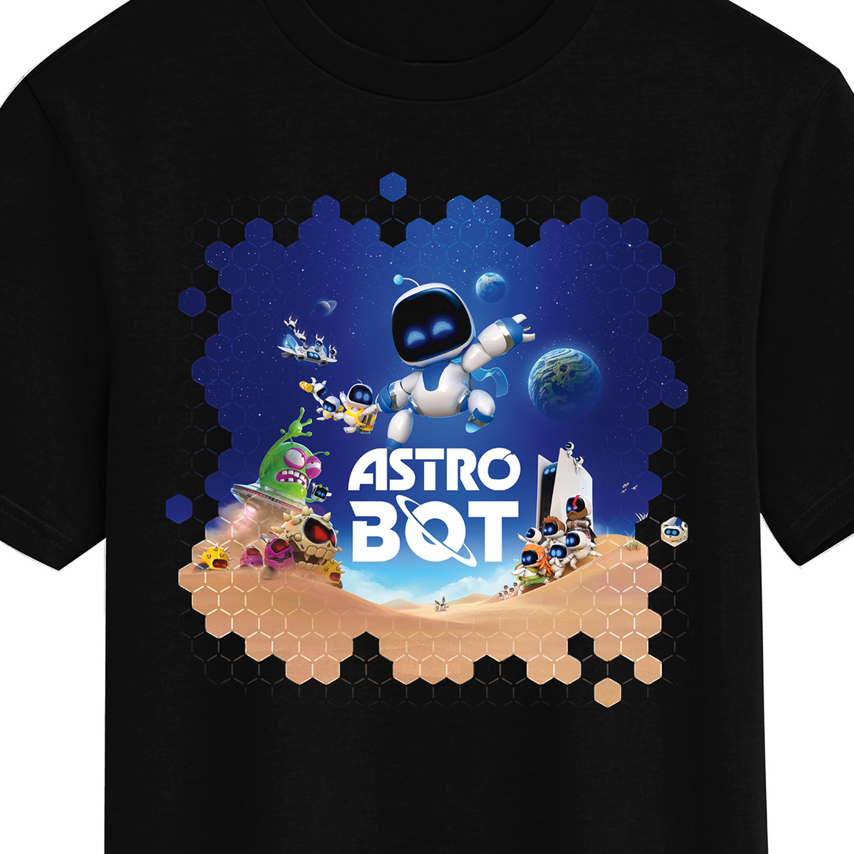 Astrobot Bots and Planets Graphic Tee for Kids