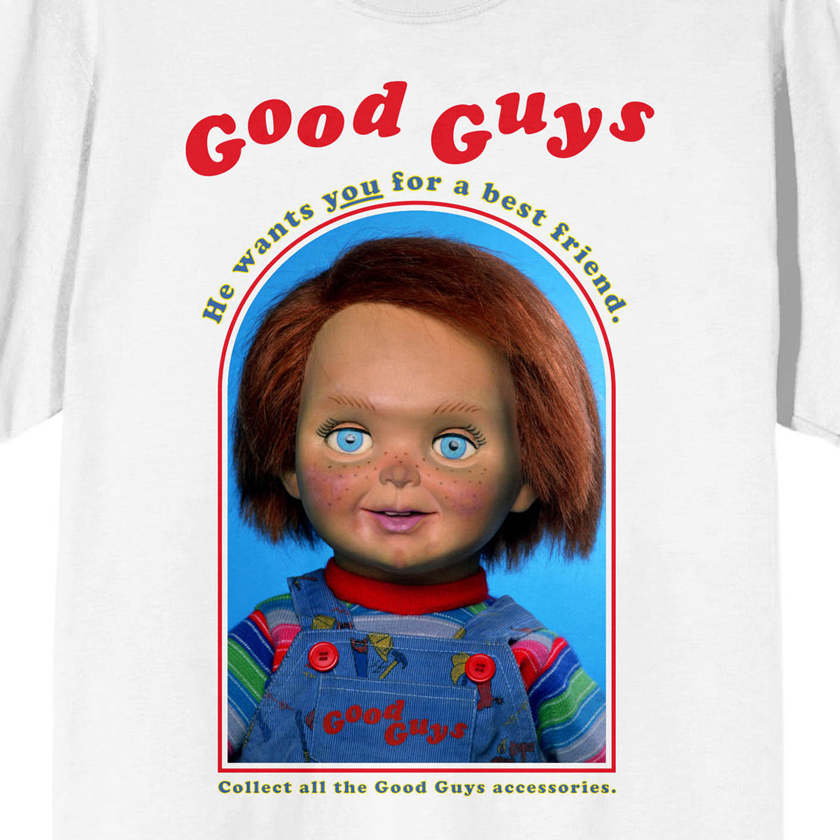 Chucky Good Guys Best Friend Short Sleeve Tee for Women