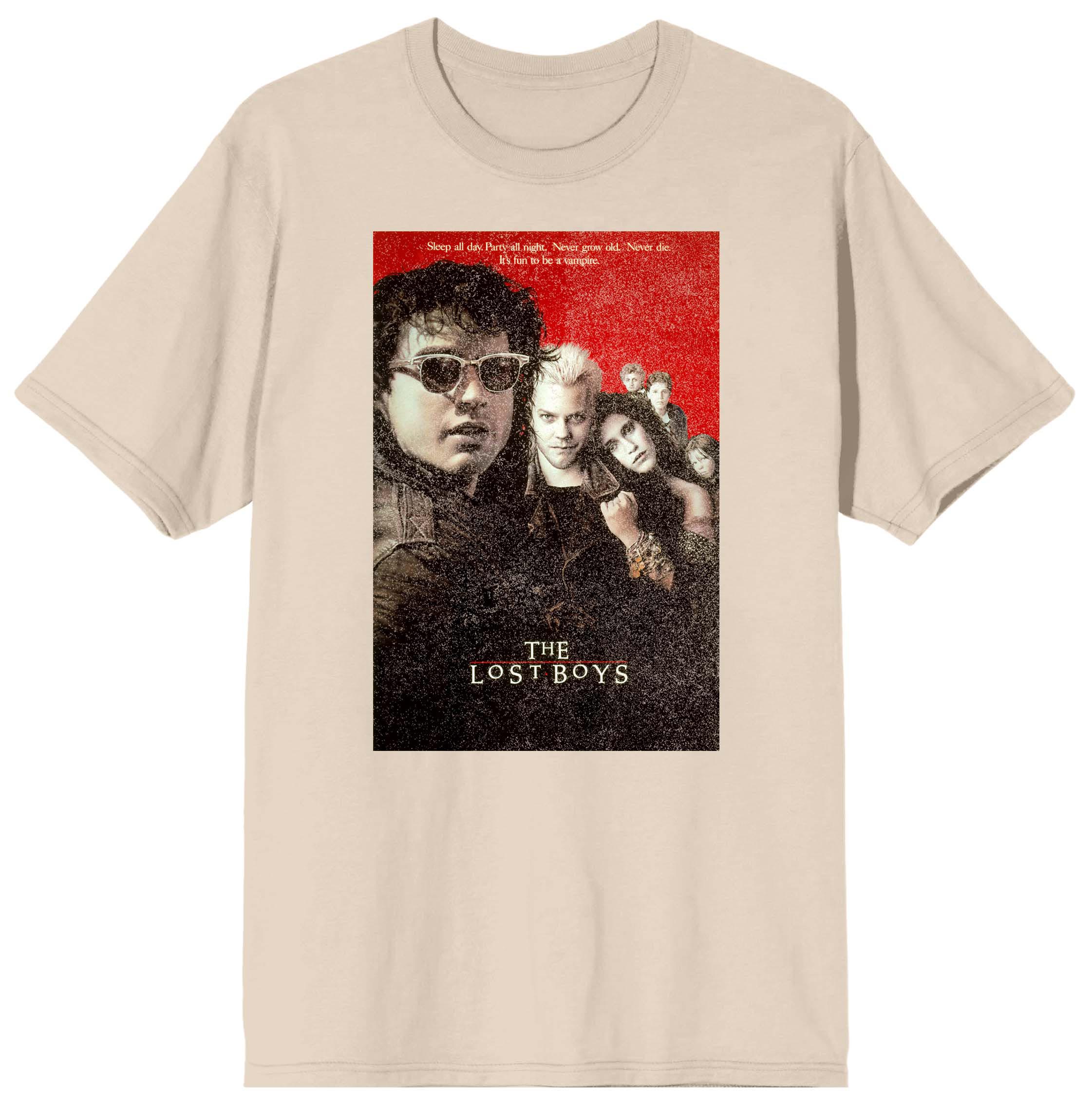 Lost Boys Classic Movie Poster Men's Beige Graphic T-Shirt