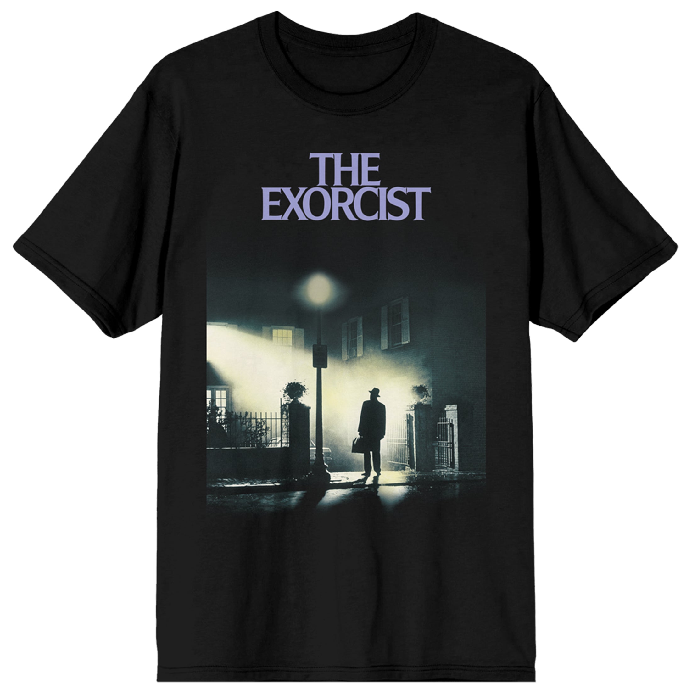 The Exorcist Street Lamp Poster Art Women's Black T-shirt