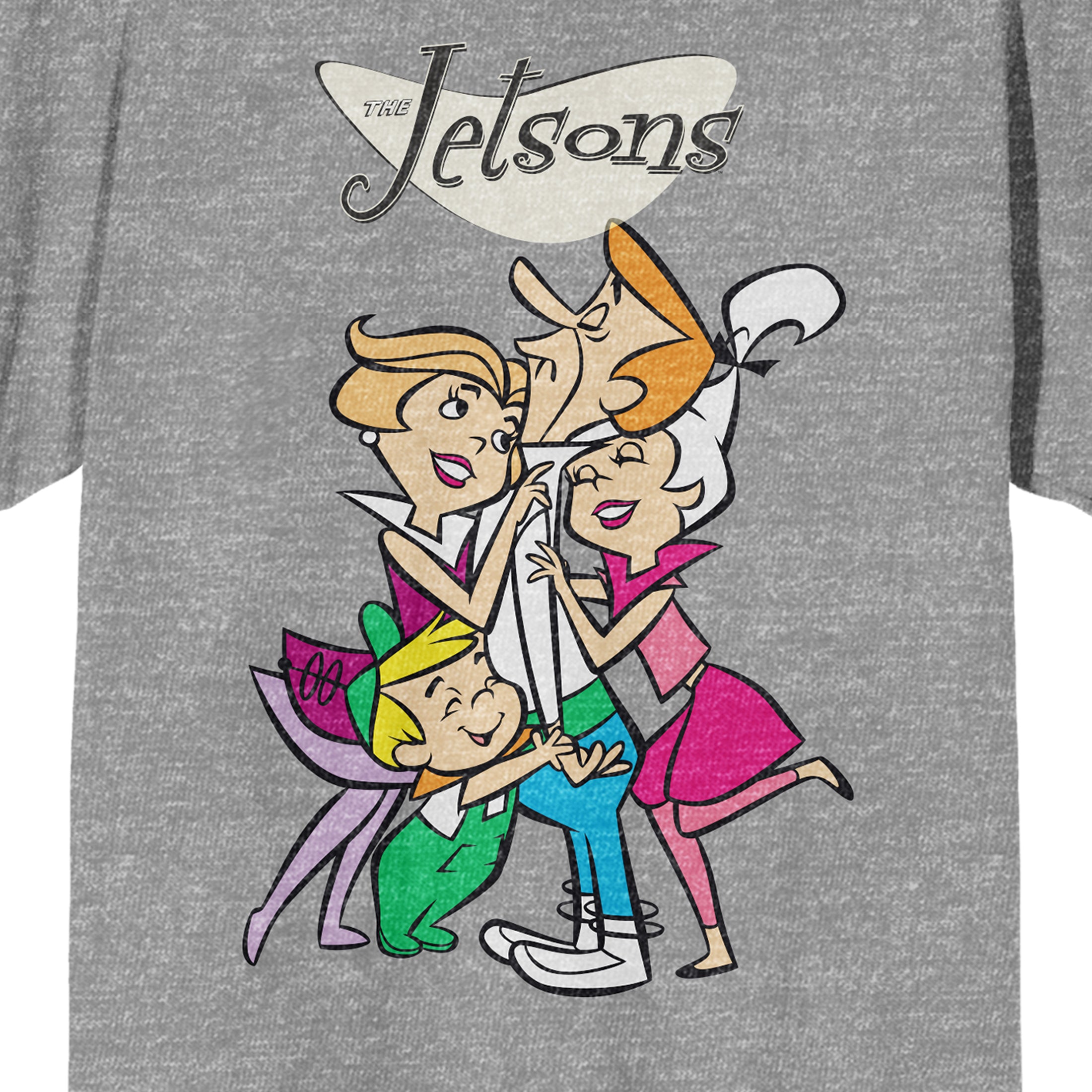The Jetsons Family Women's Heather Gray Graphic Tee