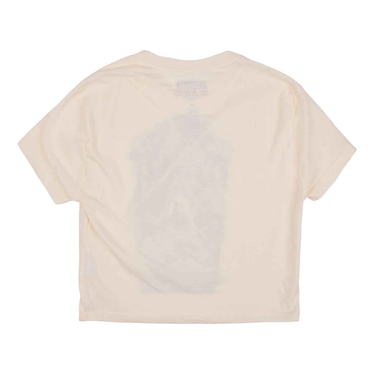 Led Zeppelin Electric Magic Black & White Poster Art Women's White Crew Neck Short Sleeve Baby Tee