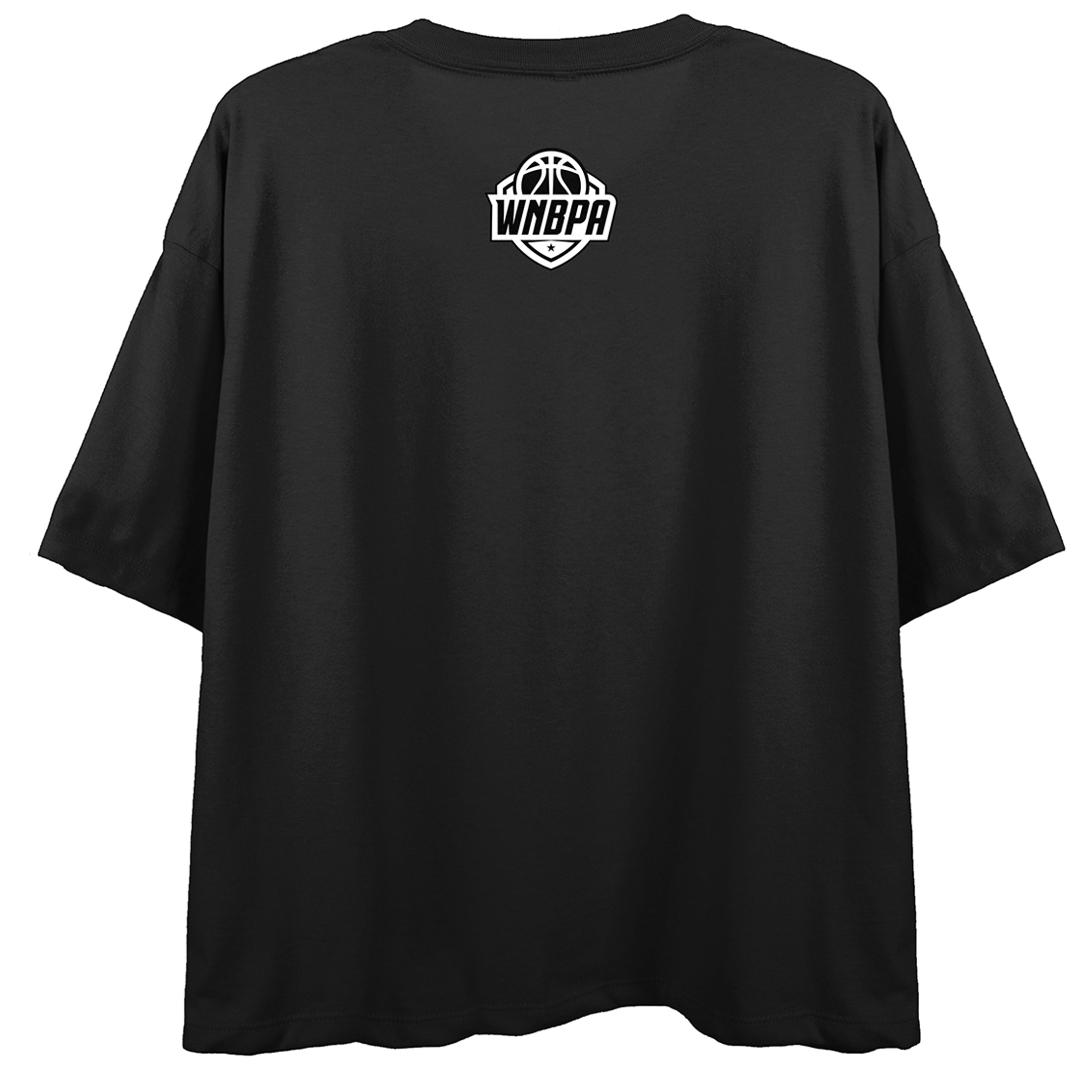 WNBPA Hailey Van Lith 2 Women's Black Crew Neck Short Sleeve Crop Top