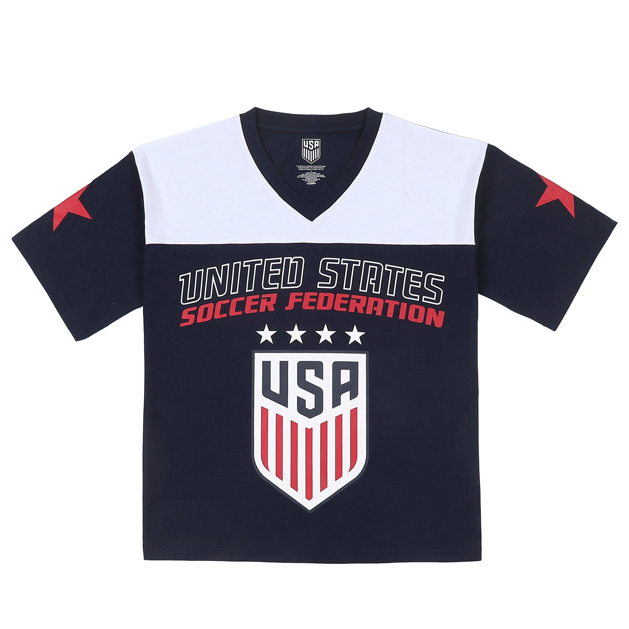 USSF Team Jersey Women’s Gray Crew Neck Short Sleeve T-shirt