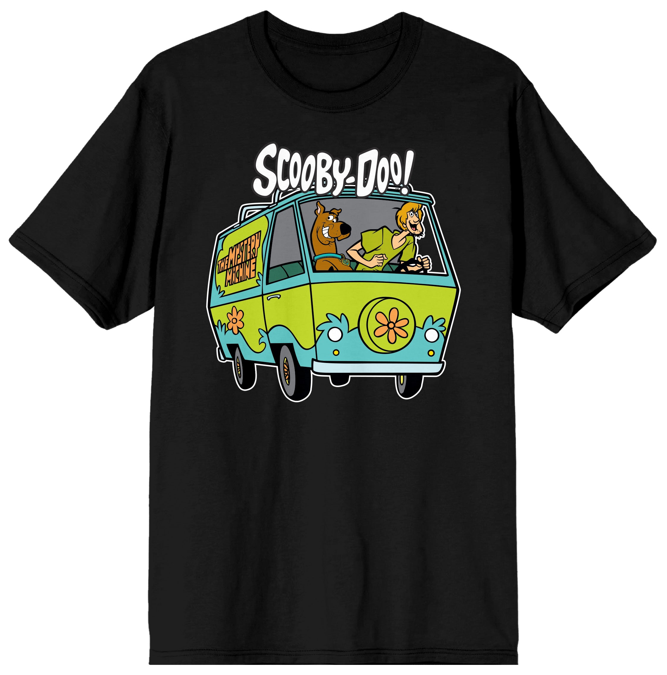 Scooby Doo and Shaggy Mystery Inc Men's Black Graphic Tee