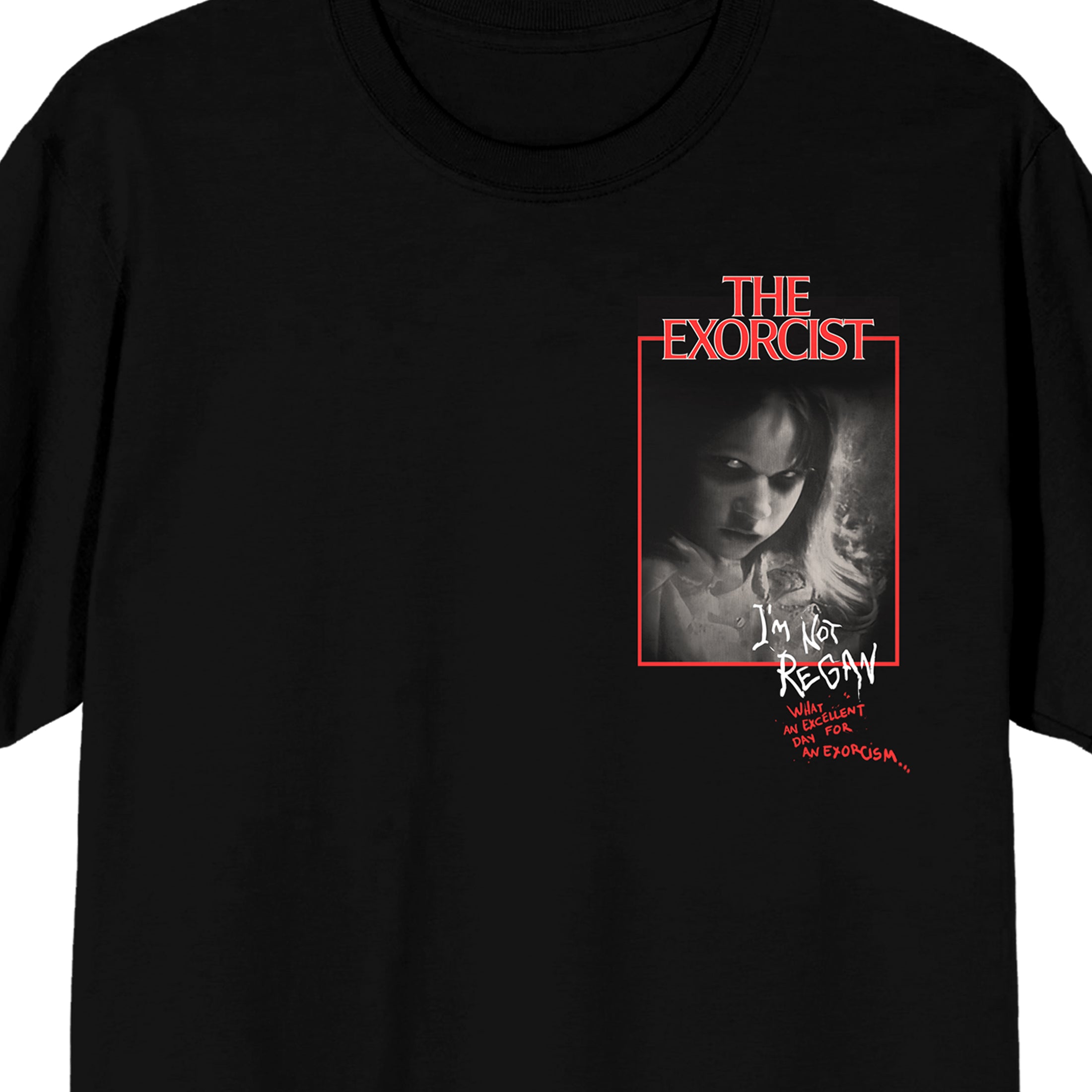 The Exorcist Possessed Regan Screengrab Crew Neck Short Sleeve Men's Black T-shirt