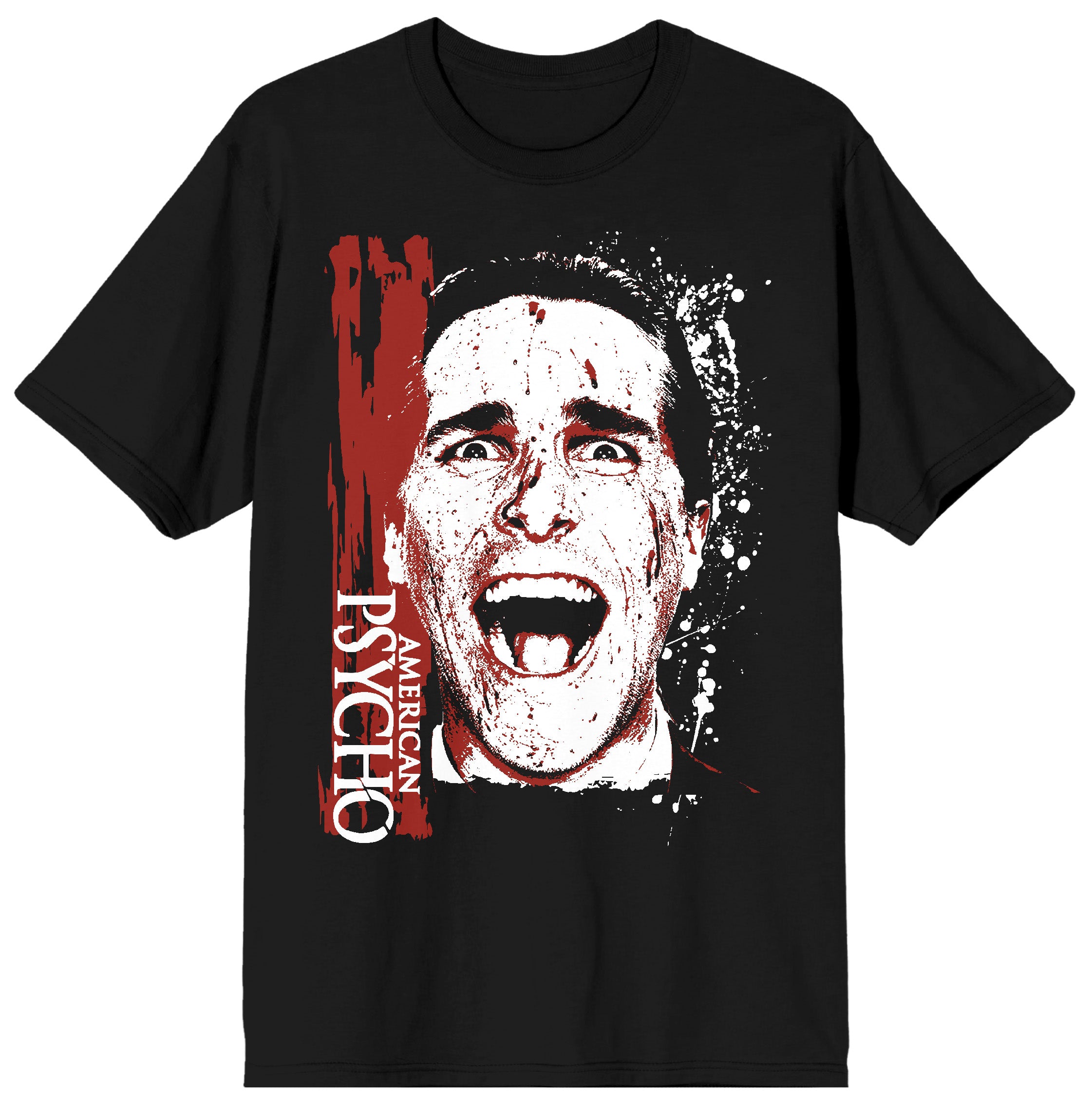 American Psycho Splatter Scream Tee for Men