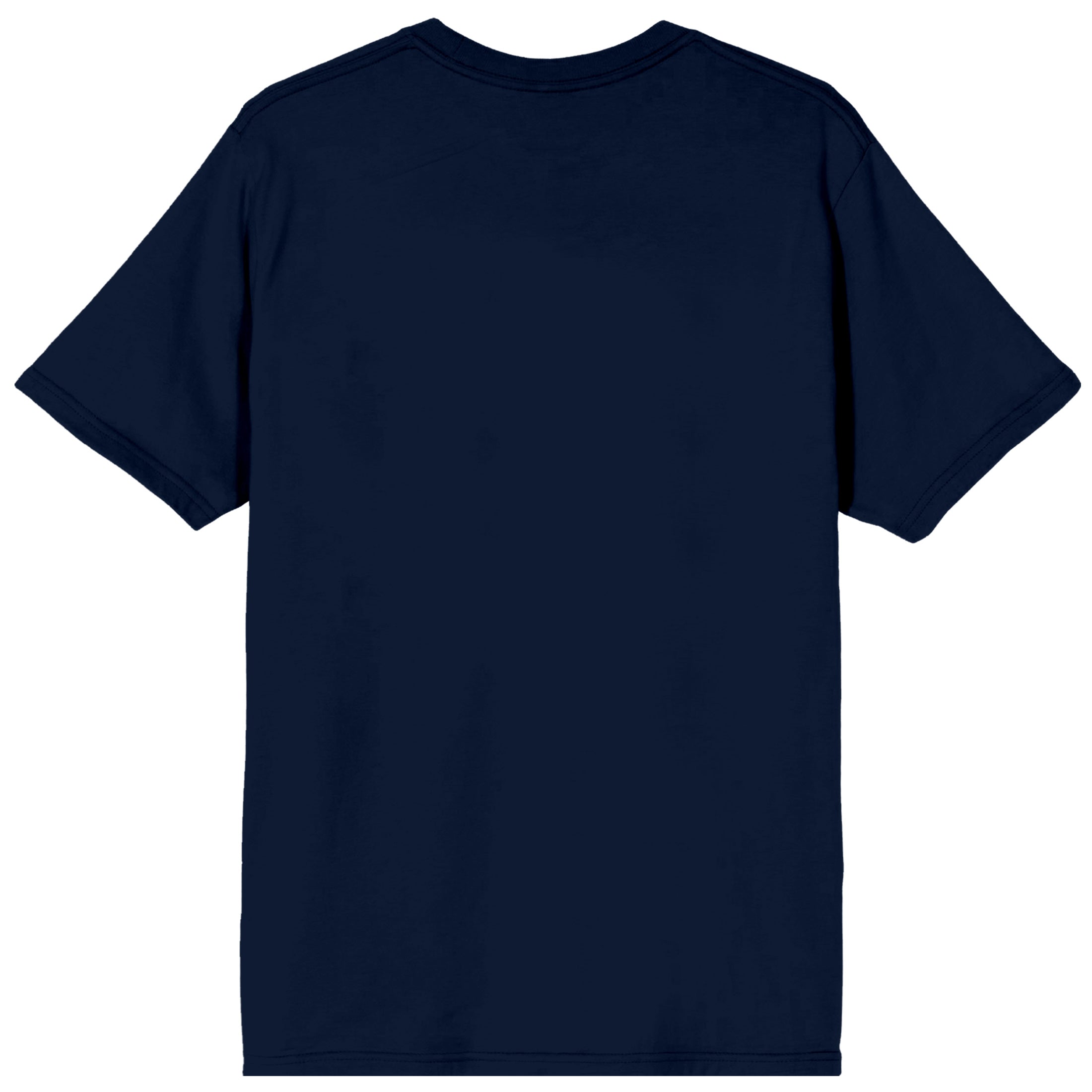 Cyberpunk Edgerunners David Martinez Punch Crew Neck Short Sleeve Navy Men's T-shirt