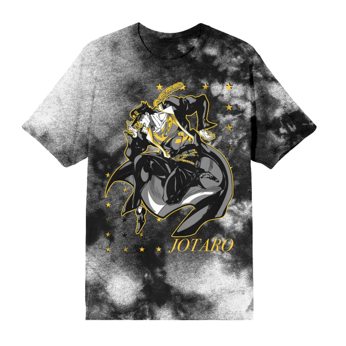 Jojo's Bizarre Adventure Jotaro Foil Short Sleeve Tee For Men