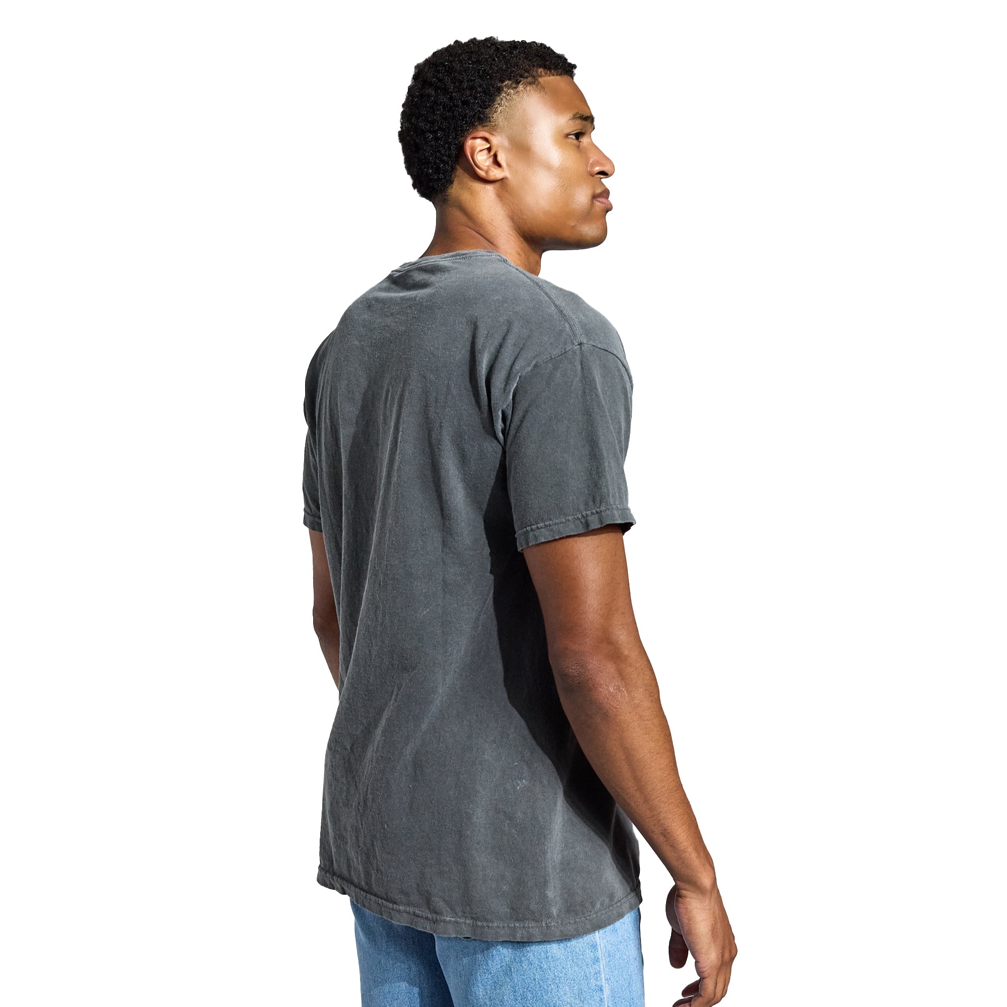 Demon Slayer Side-By-Side Nezuko Men's Black Crew Neck Short Sleeve T-shirt