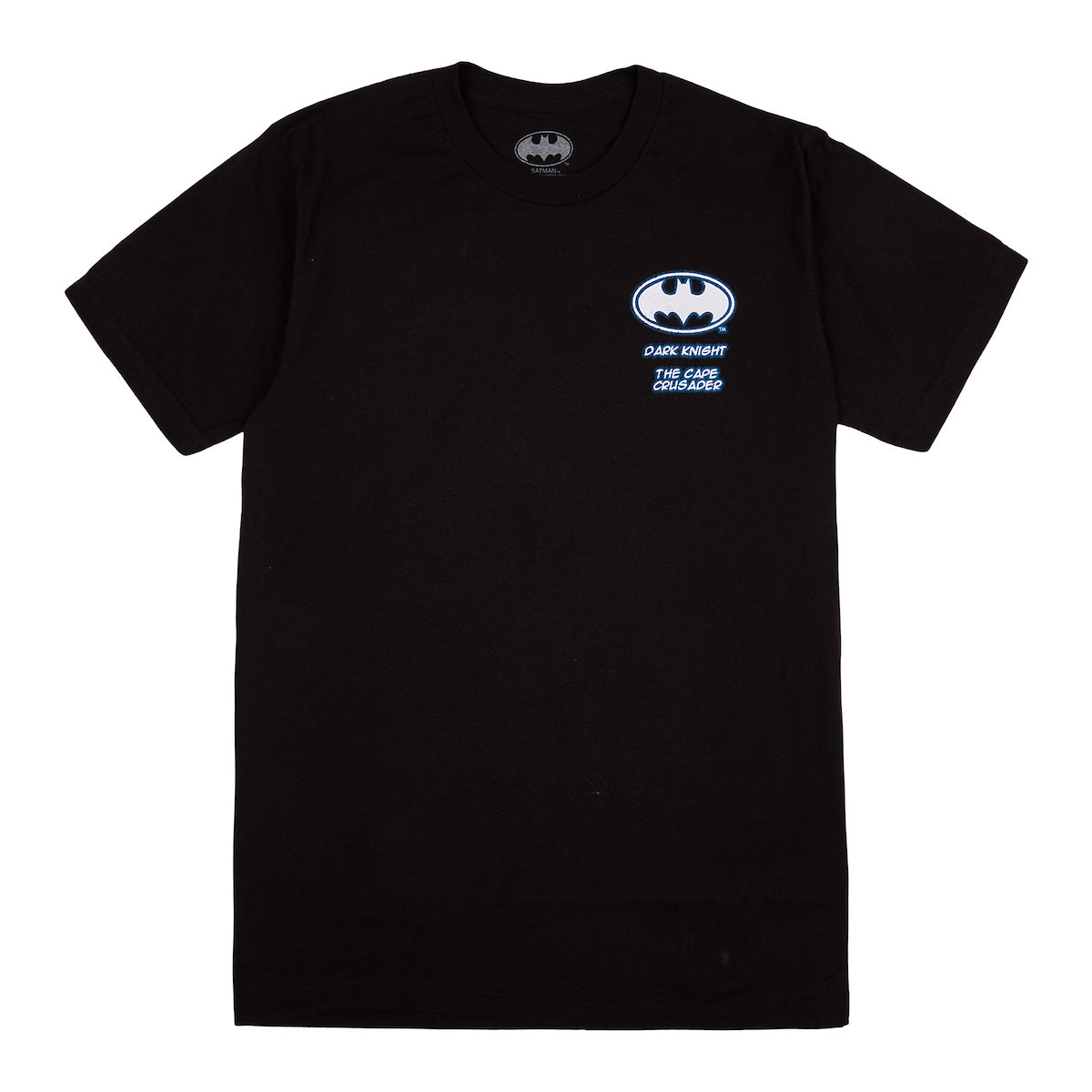 Batman Fighting Dragon Men's Black Crew Neck Short Sleeve T-shirt