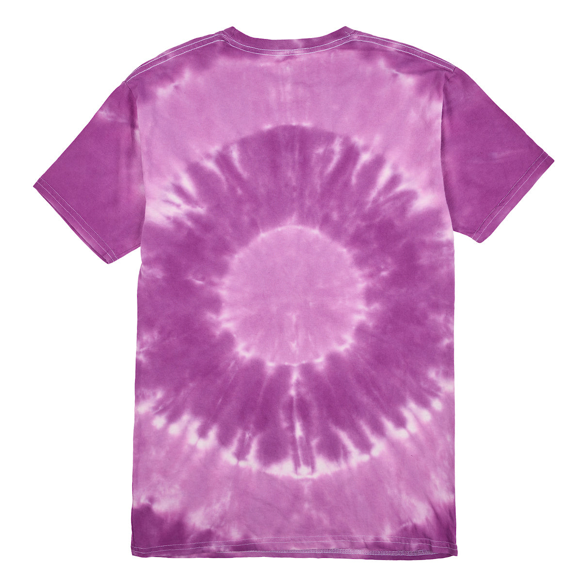Five Nights At Freddy's Bonnie Face Men's Purple Spiral Spiral Tie-Dye Crew Neck Short Sleeve T-shirt