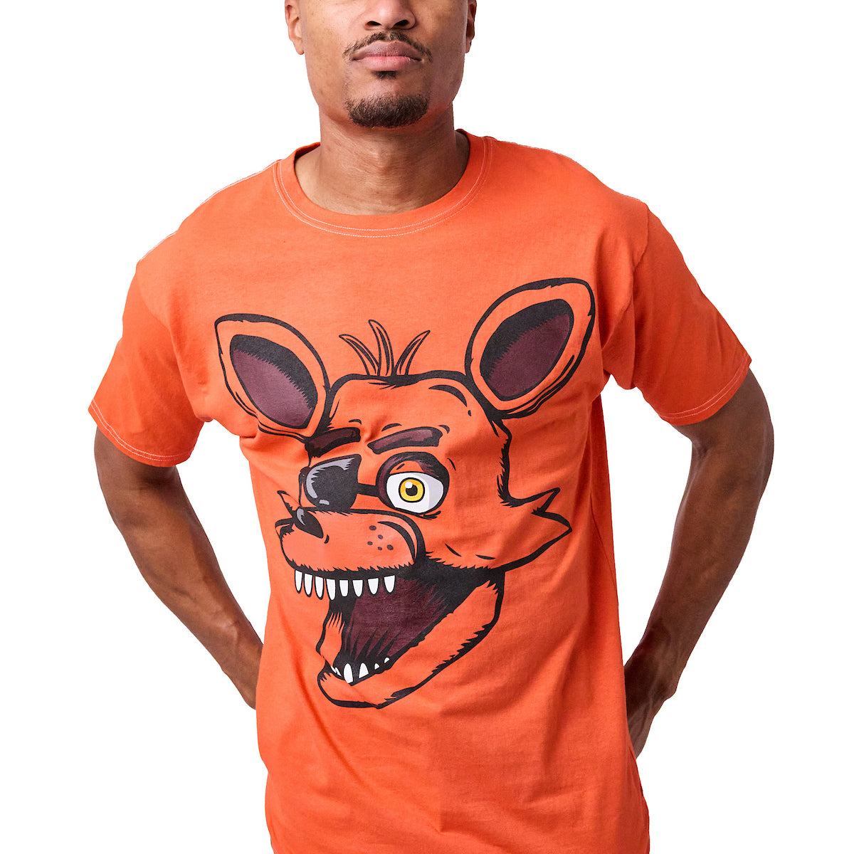 Five Nights at Freddy's Foxy Men's Orange Short Sleeve Tee