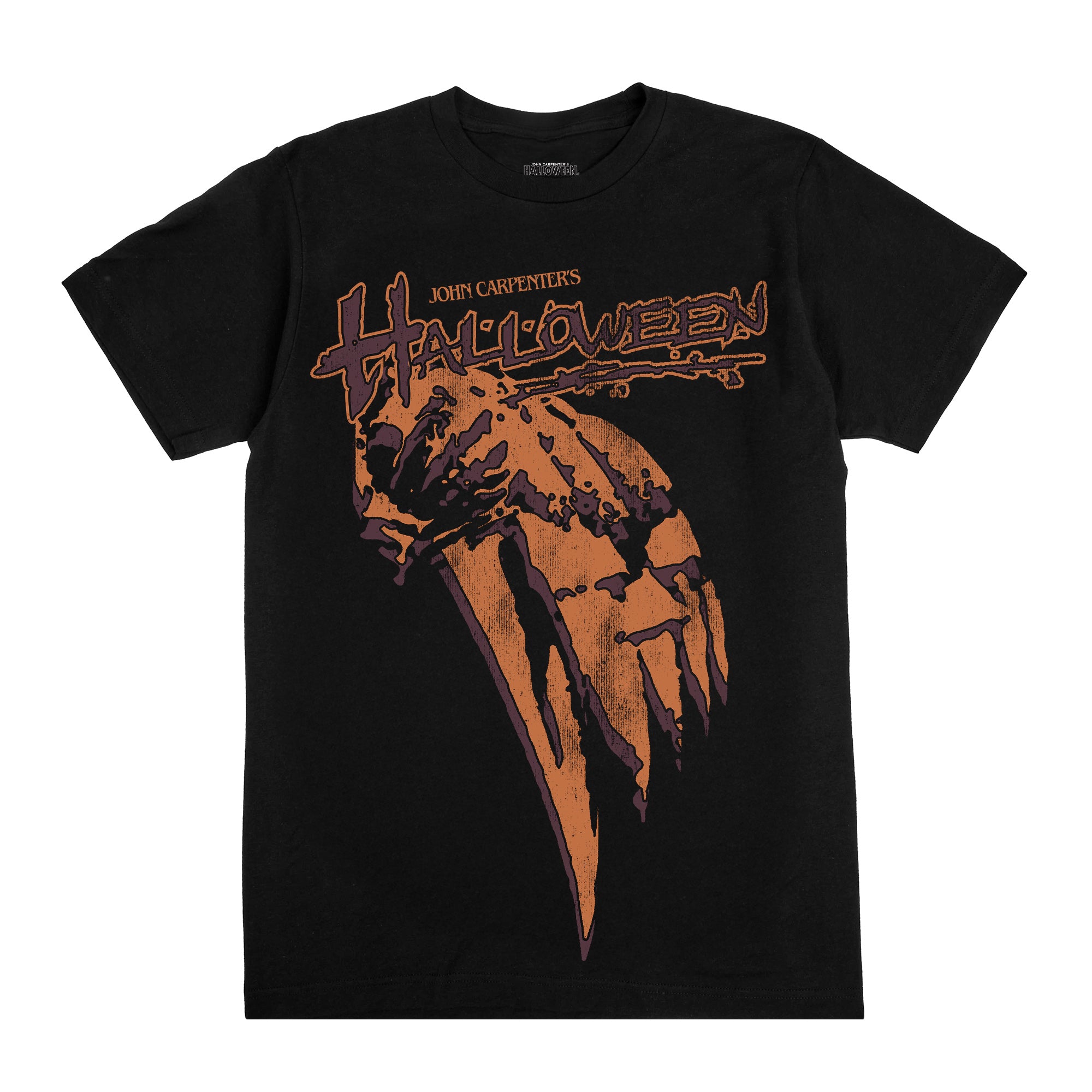 John Carpenter's Halloween Monochrome Poster Art Men's Black Crew Neck Short Sleeve T-shirt