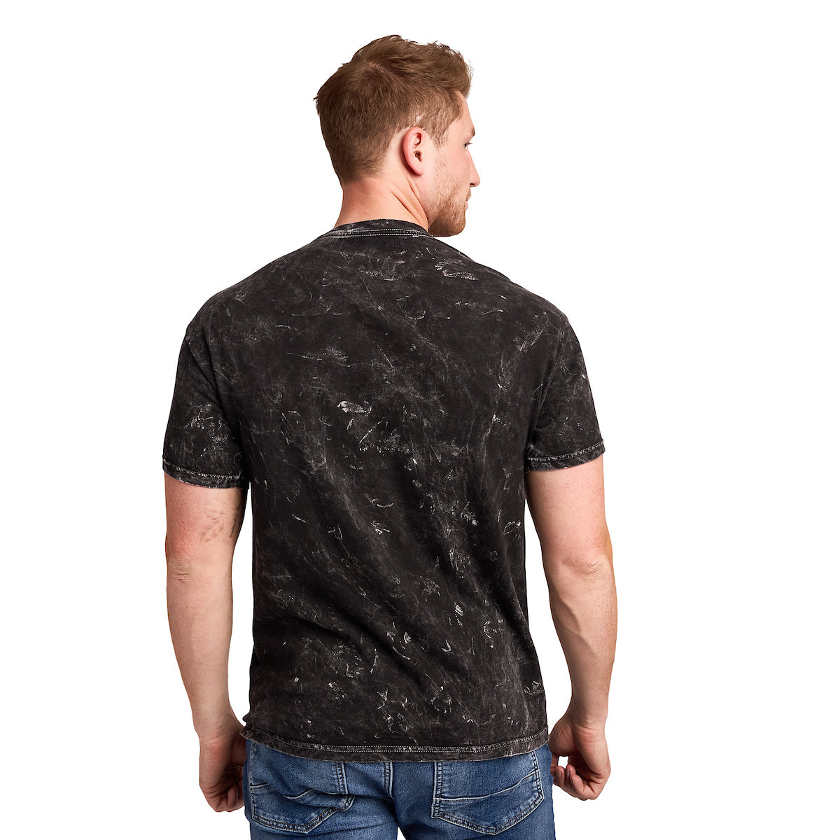 My Hero Academia Tomura Shigaraki Men's Black Mineral Wash Oversized Crew Neck Short Sleeve T-shirt