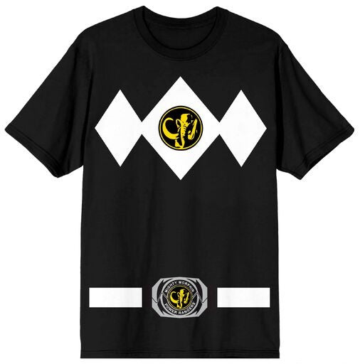 Power Rangers Blue Ranger Men's Blue Crew Neck Short Sleeve Cosplay Tee