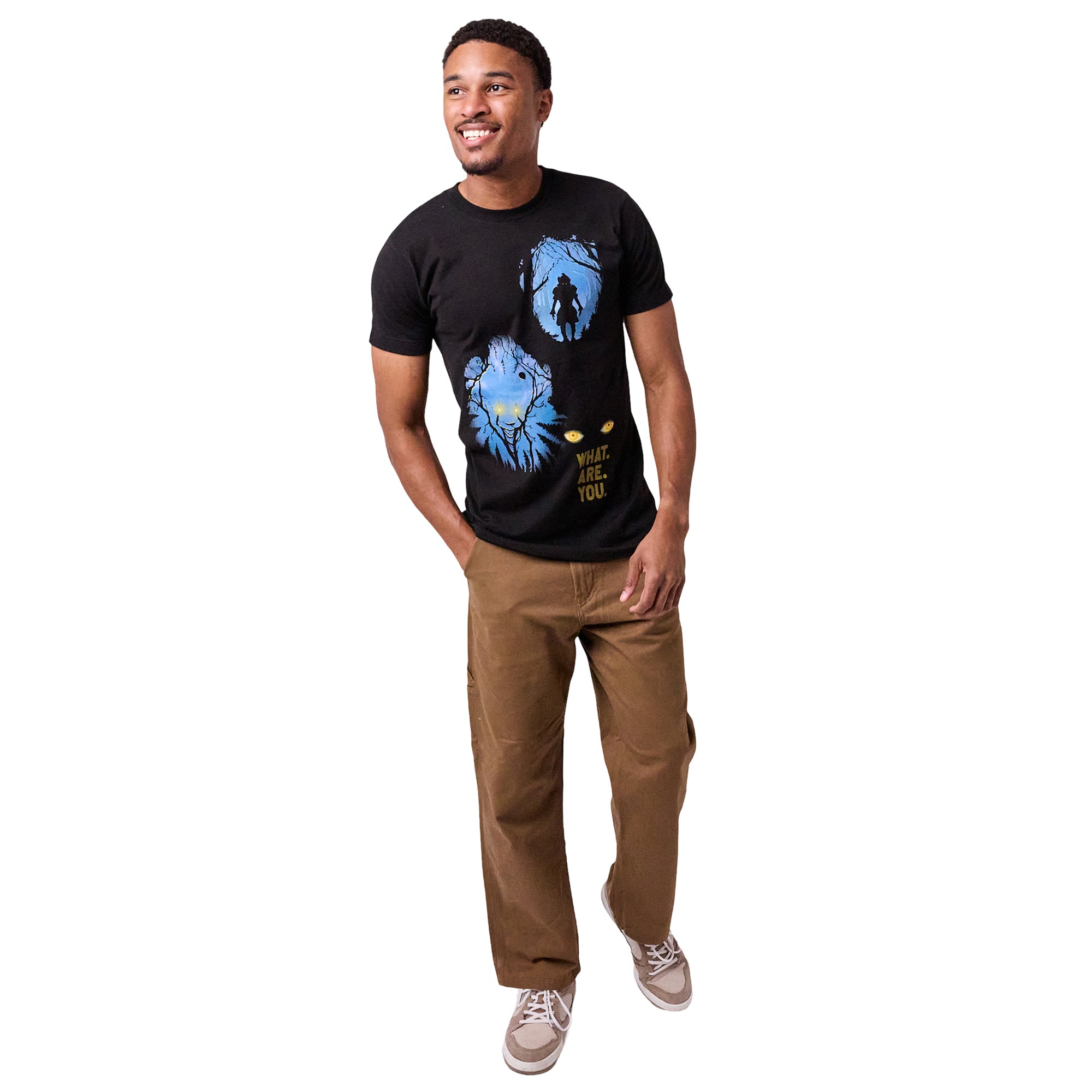 Welcome To Derry What Are You Men's Black Crew Neck Short Sleeve T-shirt