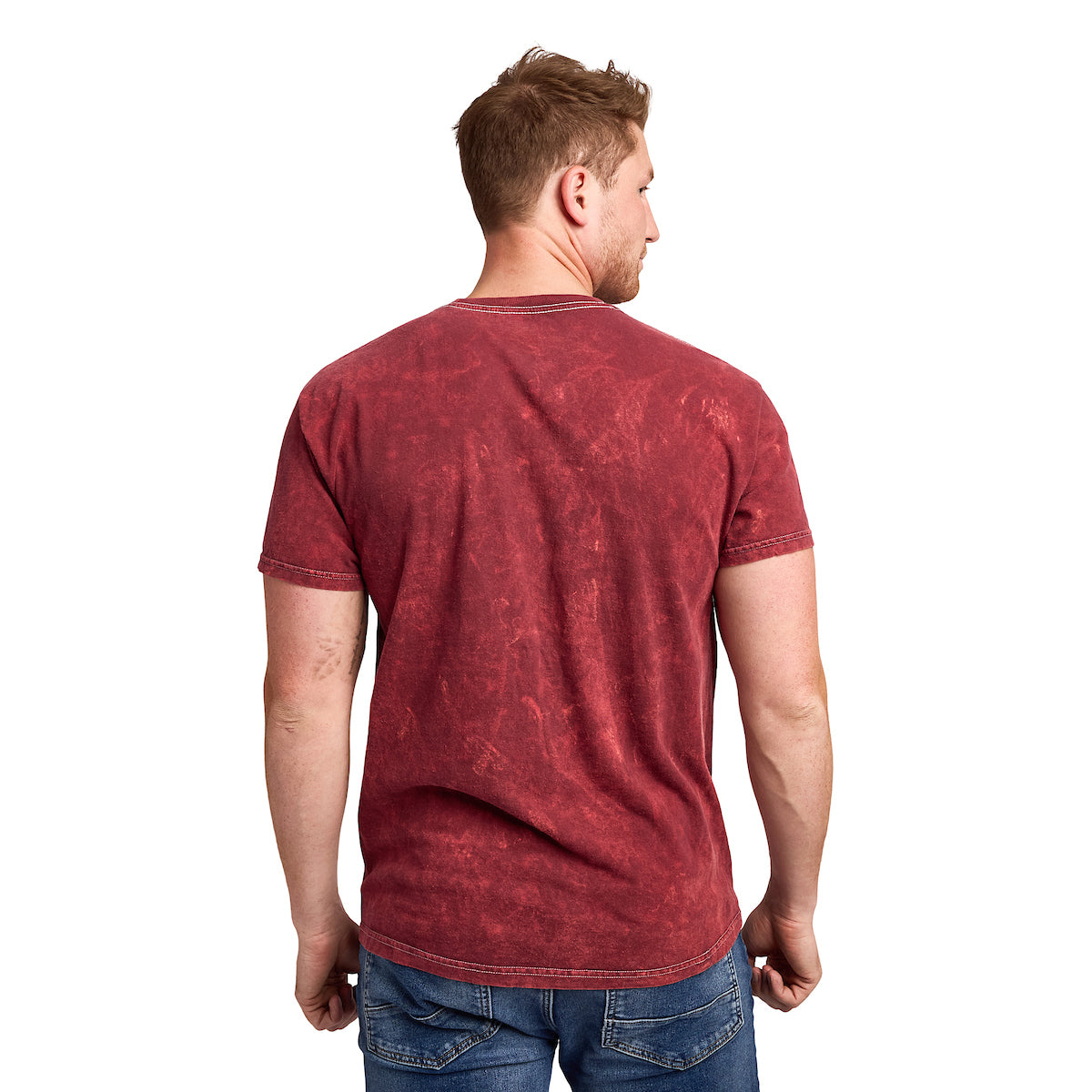 Dr Pepper Just What The Dr Ordered Maroon Mineral Wash Crew Neck Short Sleeve T-shirt