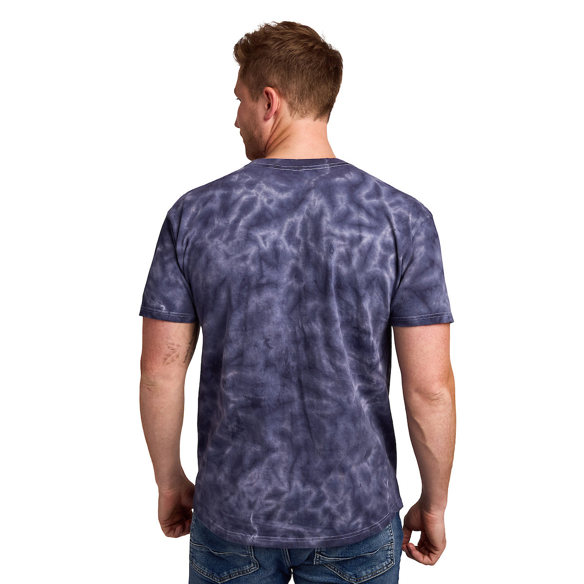 AC/DC Hells Bells Men's Purple Cloud Wash Short Sleeve Tee