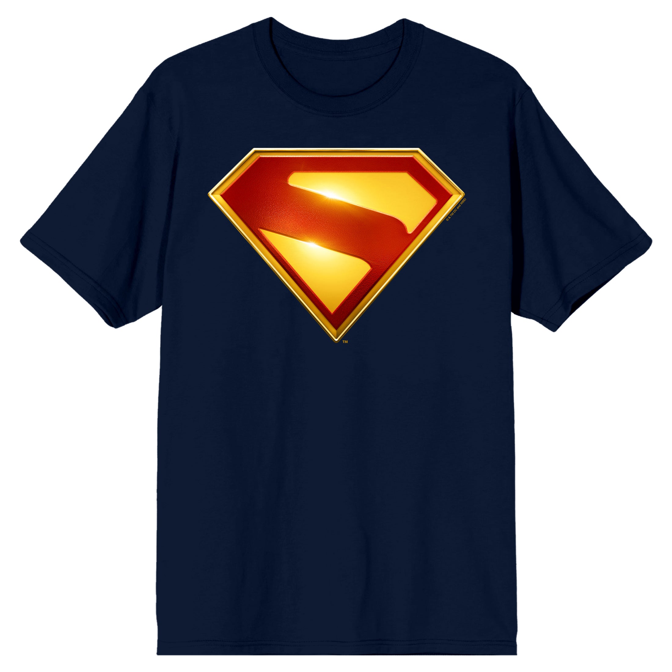 Superman Logo Adult Crew Neck Short Sleeve T-shirt