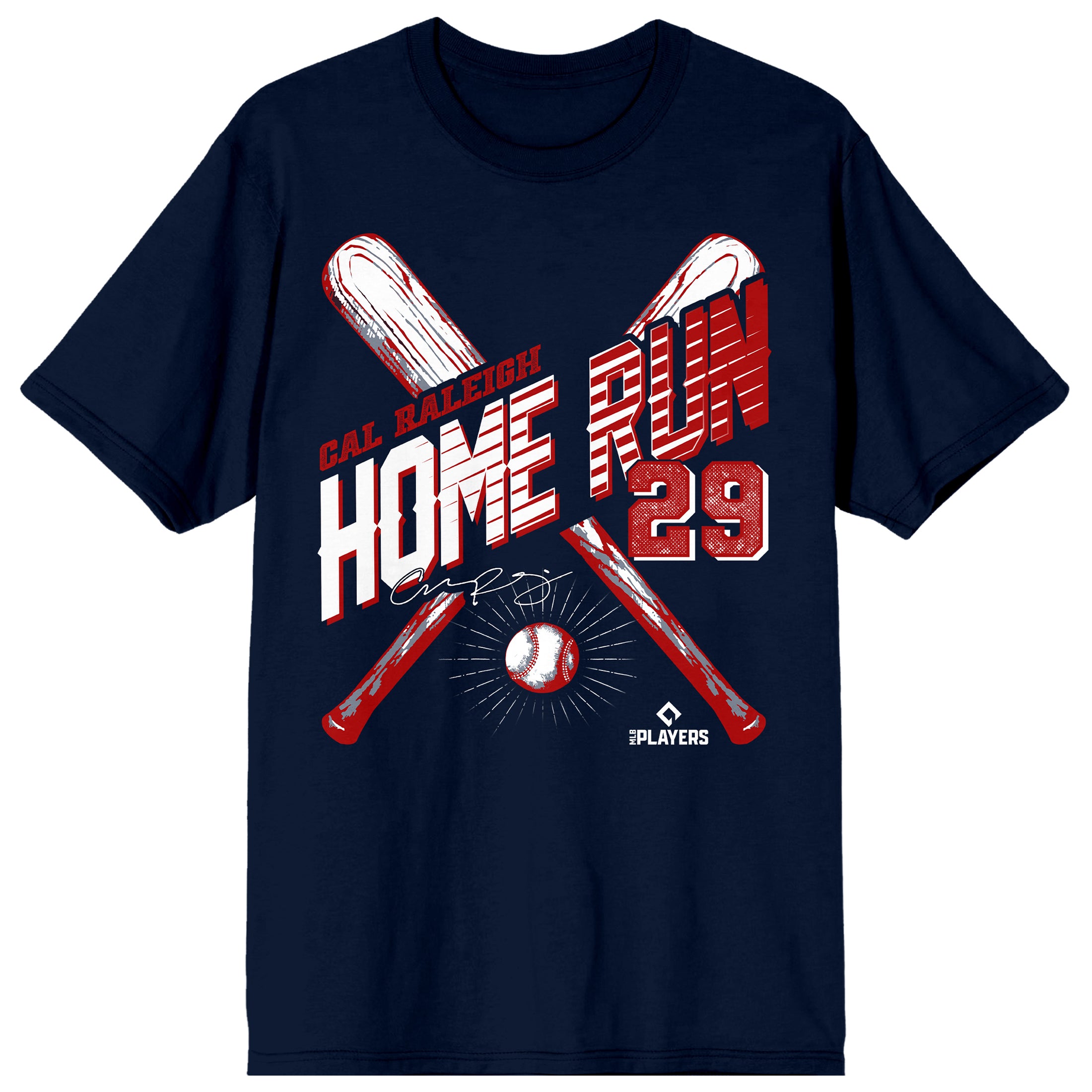 Cal Raleigh Home Run Derby Winner Baseball Grand Slam Big Dumper Men's Navy Crew Neck Short Sleeve Tee