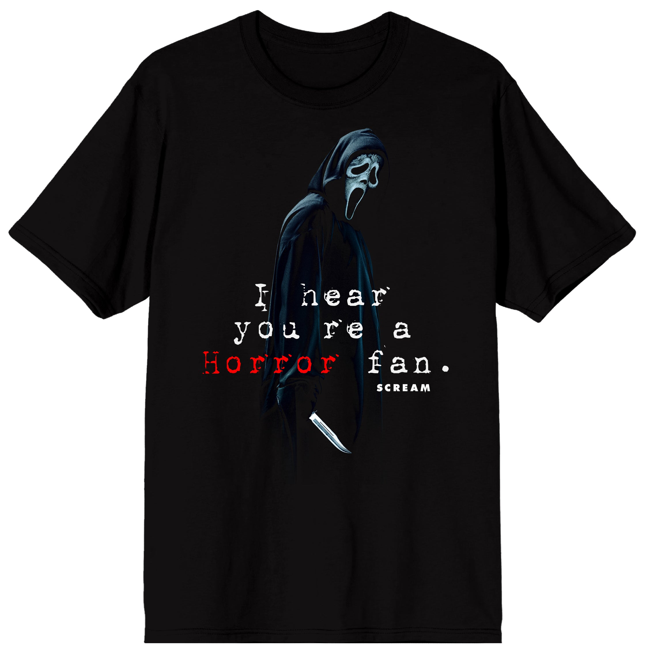 Ghost Face Scream 5 Killer Graphic Tee for Horror Fans