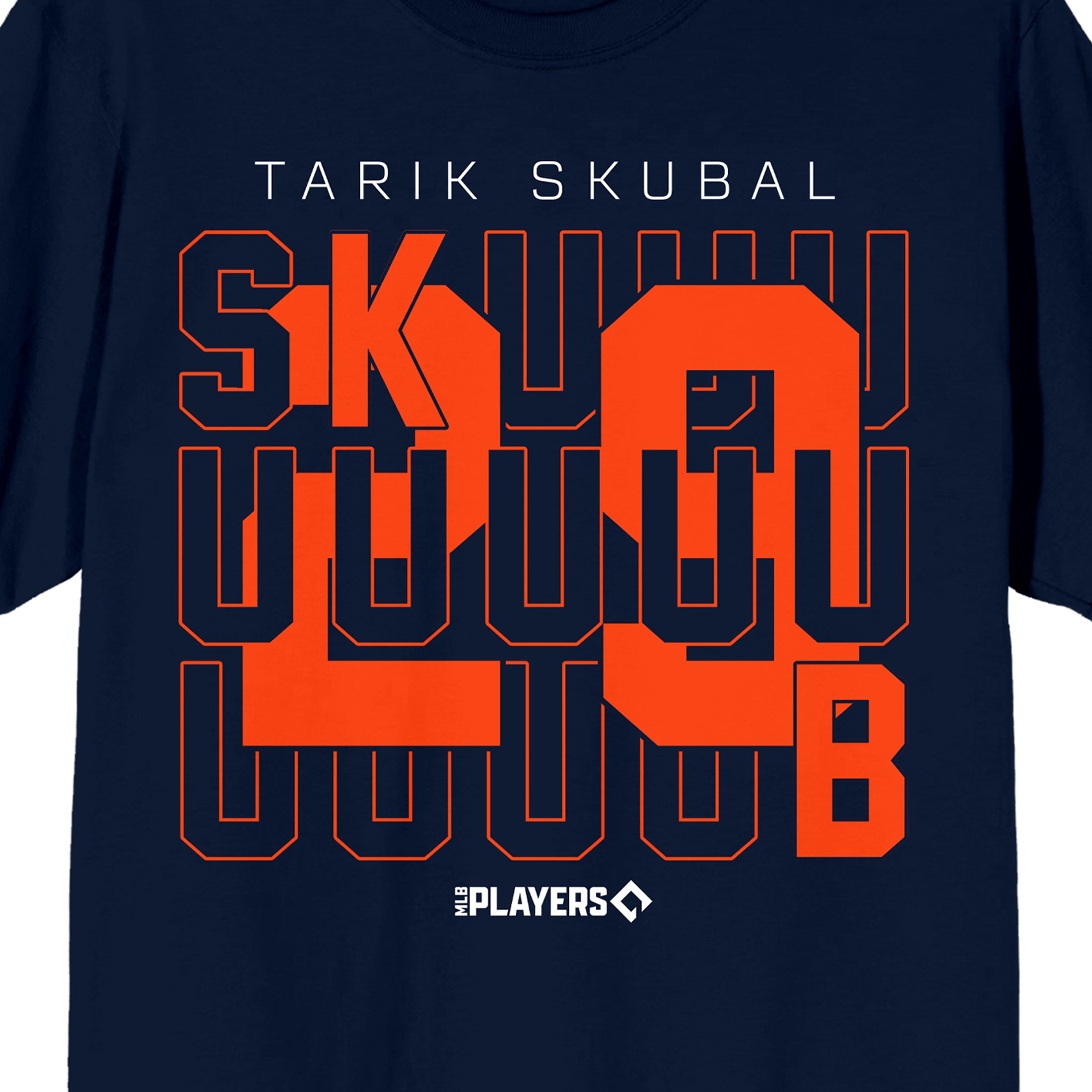 MLBPA Tarik Skubal 29 Skuuub Adult Navy Crew Neck Short Sleeve T-shirt
