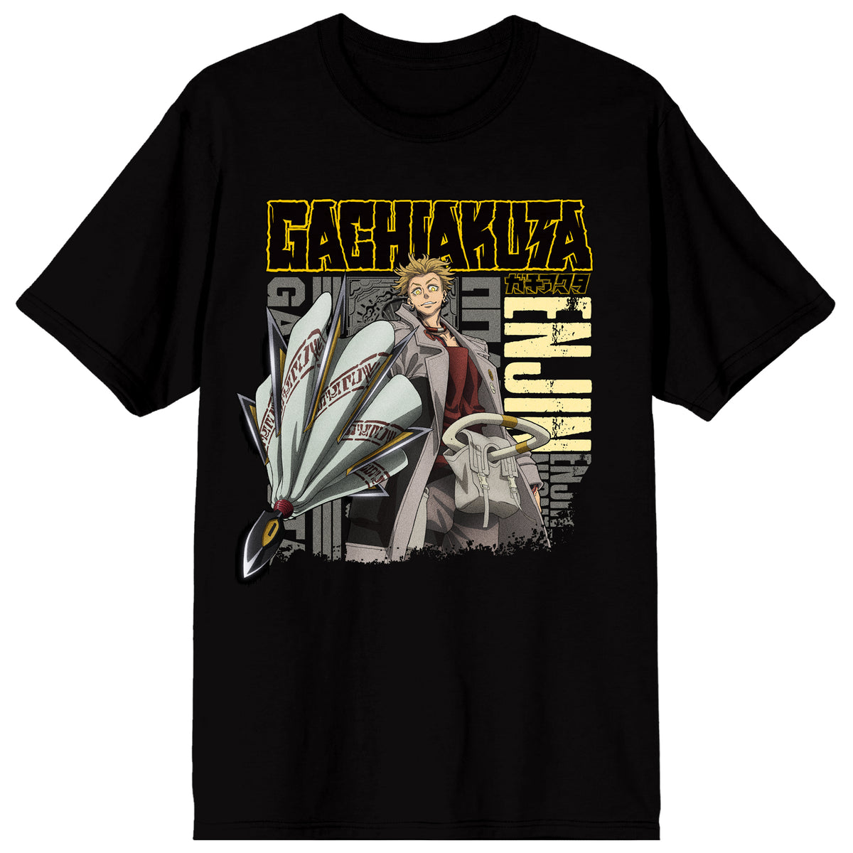 Gachiakuta Enjin Character Graphic Short Sleeve Tee For Adult Anime Fans