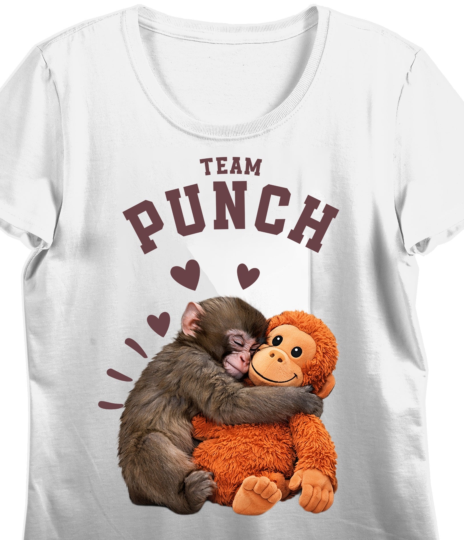 Punch The Monkey Men's Black Crew Neck Short Sleeve Tee