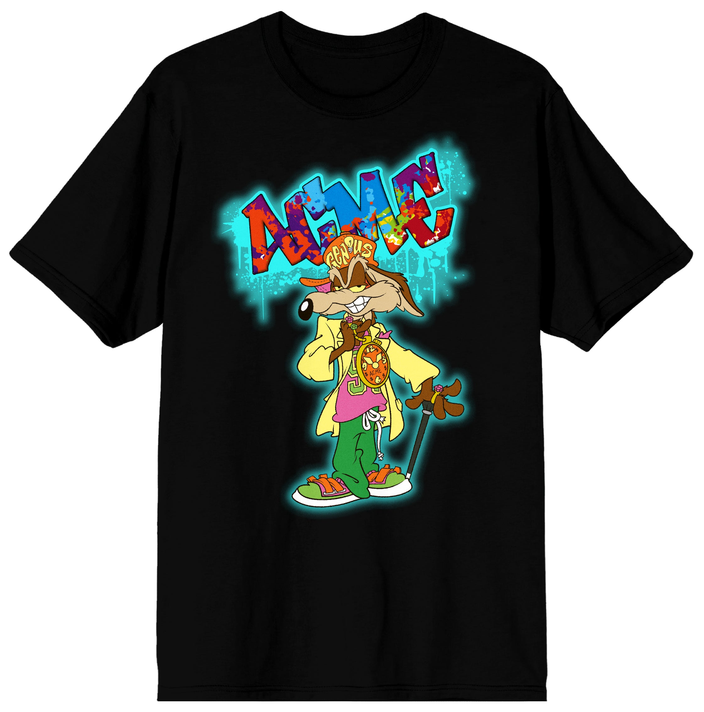 Looney Tunes Wile E. Coyote Acme Short Sleeve Tee for Men