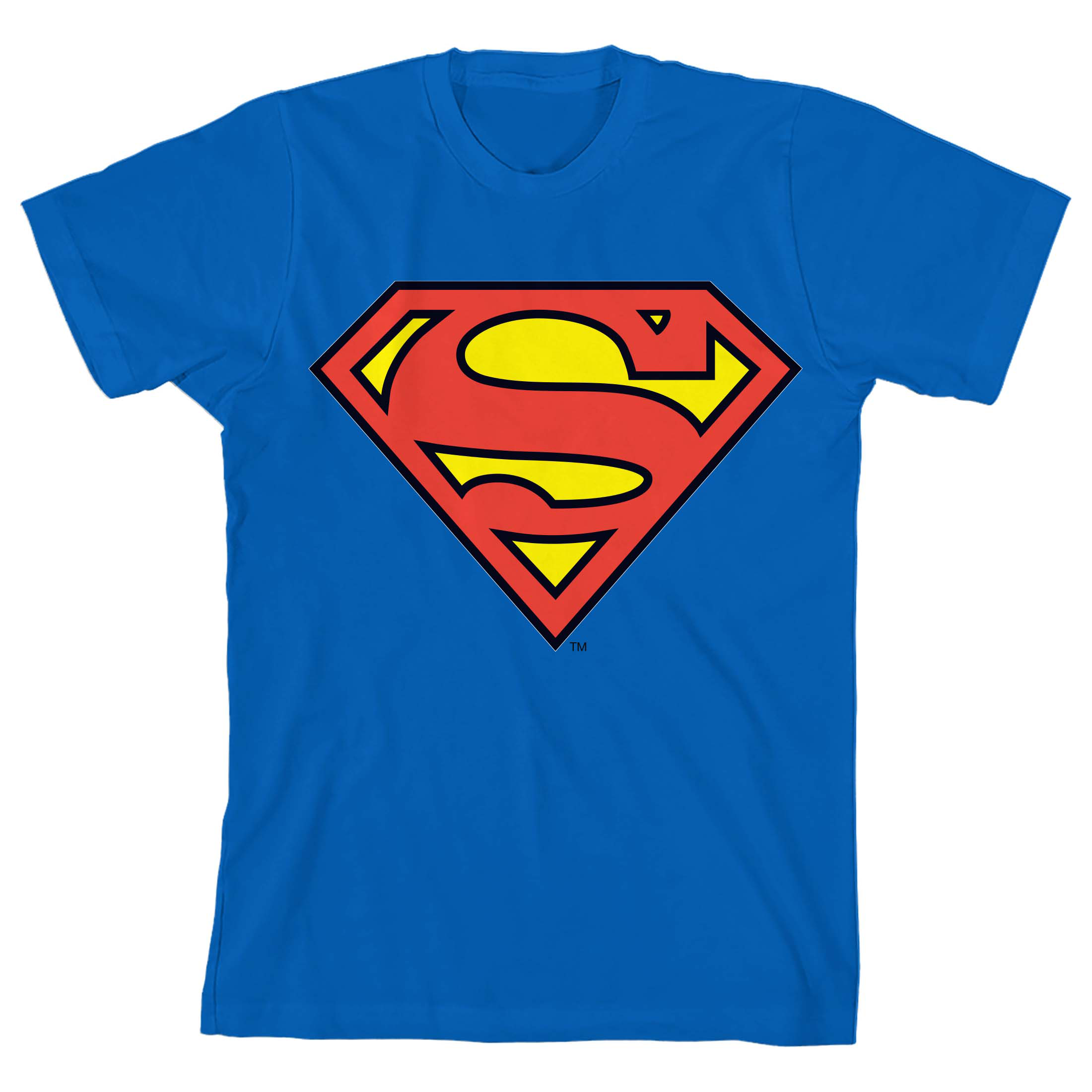 DC Superhero Batman Superman Flash Logos Youth 3-Pack Crew Neck Short Sleeve T-shirts