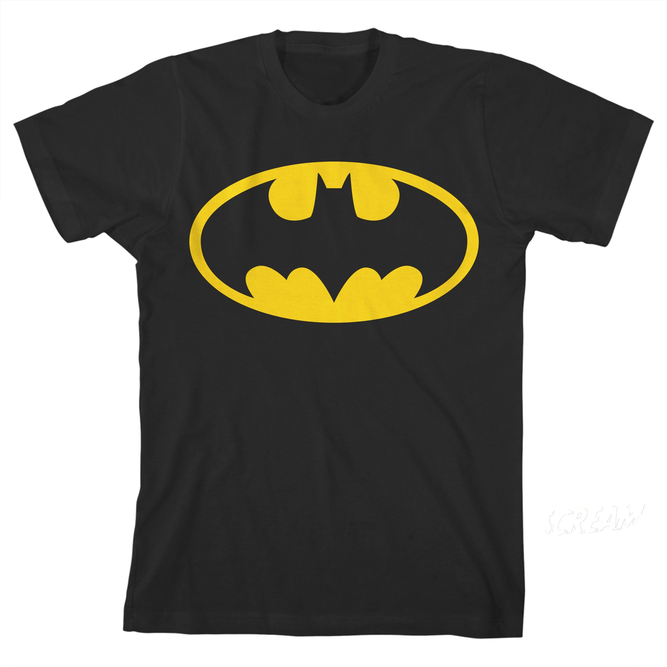 DC Superhero Batman Superman Flash Logos Youth 3-Pack Crew Neck Short Sleeve T-shirts