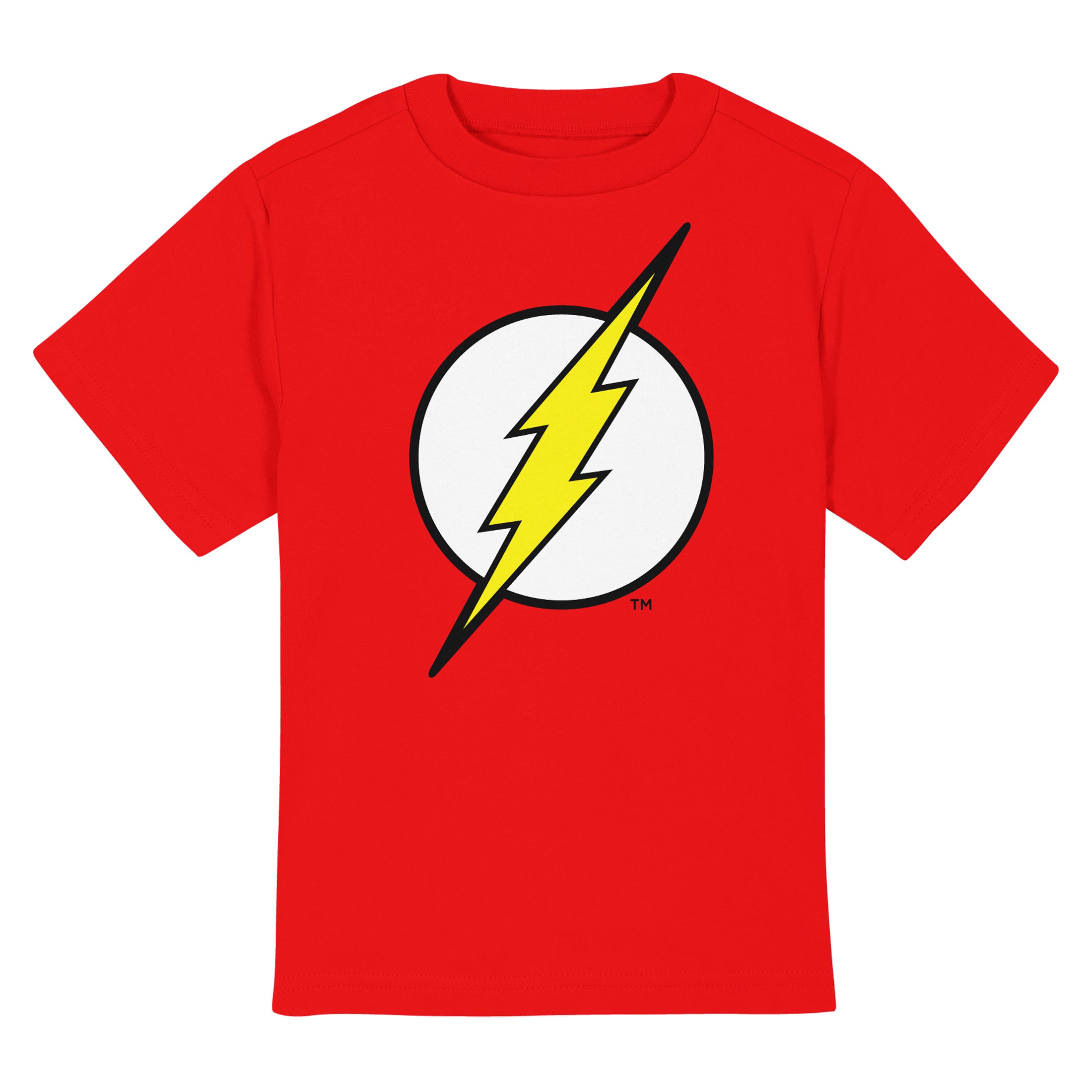 DC Superhero Batman Superman Flash Logos Youth 3-Pack Crew Neck Short Sleeve T-shirts