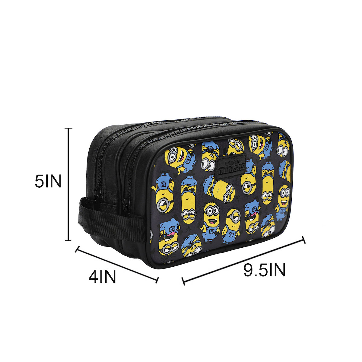 Minions Multi Character AOP Dopp Kit Cosmetic Toiletry Bag For Travel & Daily Use