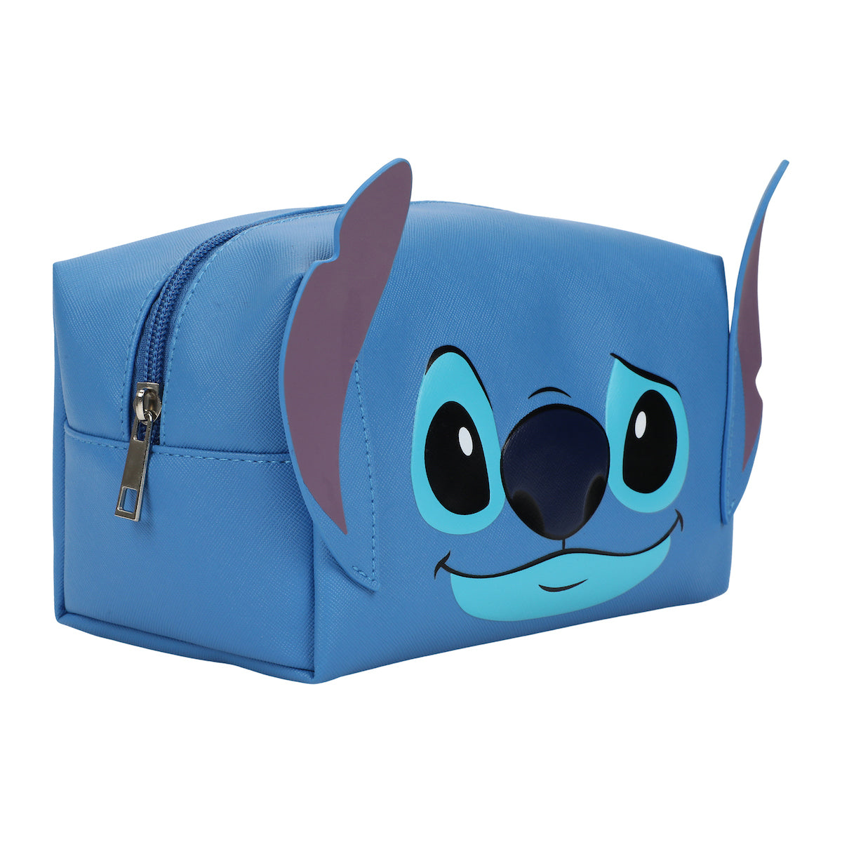 Lilo & Stitch Stitch Face Cosmetic Makeup Bag With 3D Ears