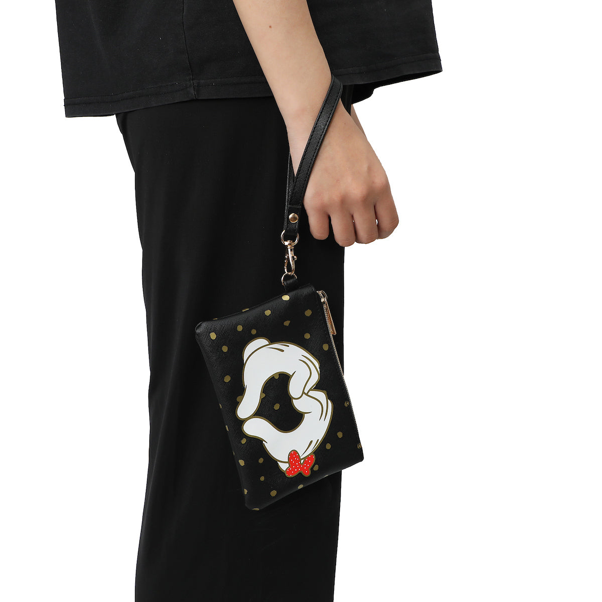 Mickey 3-Piece Set Toiletry Bags with Clear PVC Makeup Bag