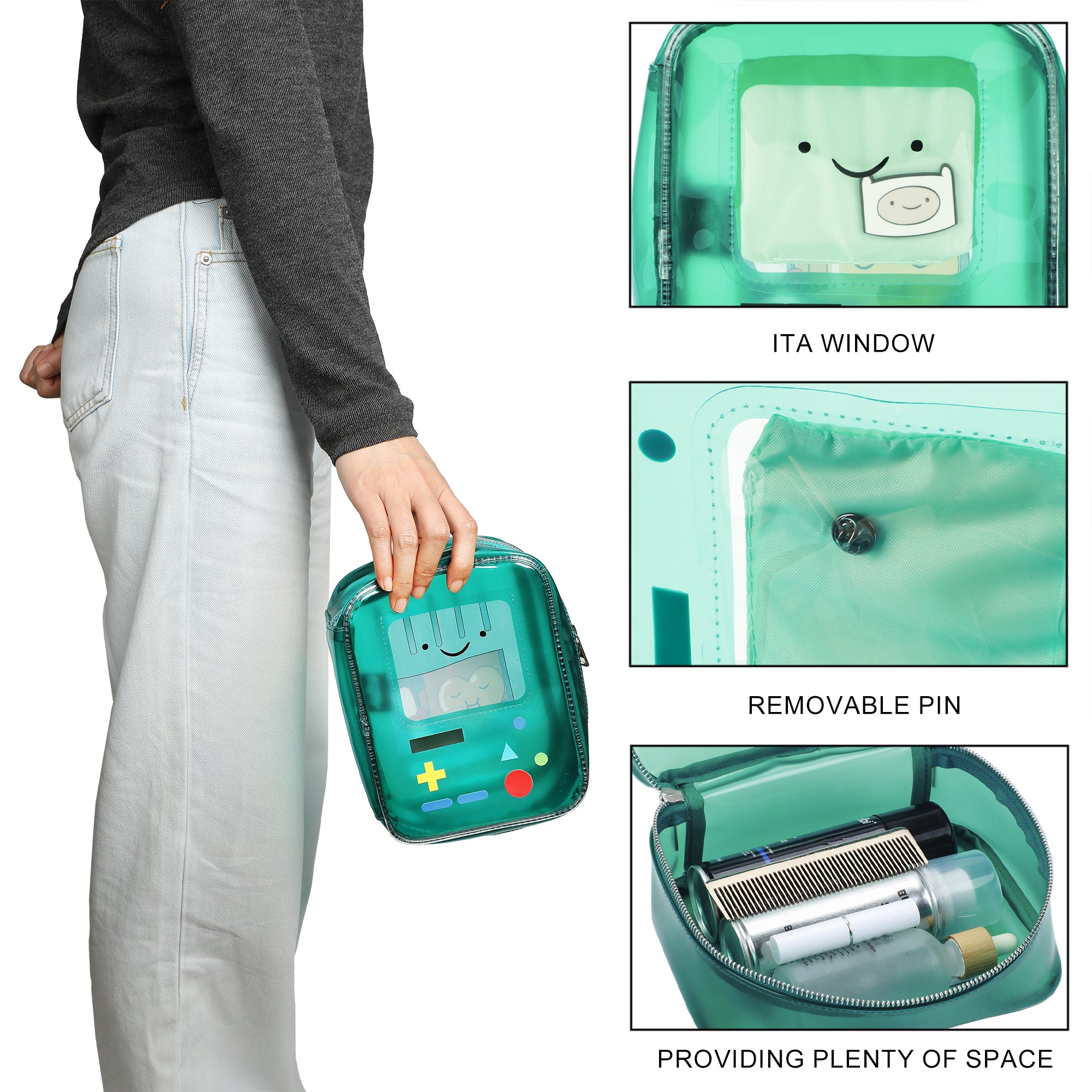 Adventure Time BMO 19.3 CM Cosmetic Bag