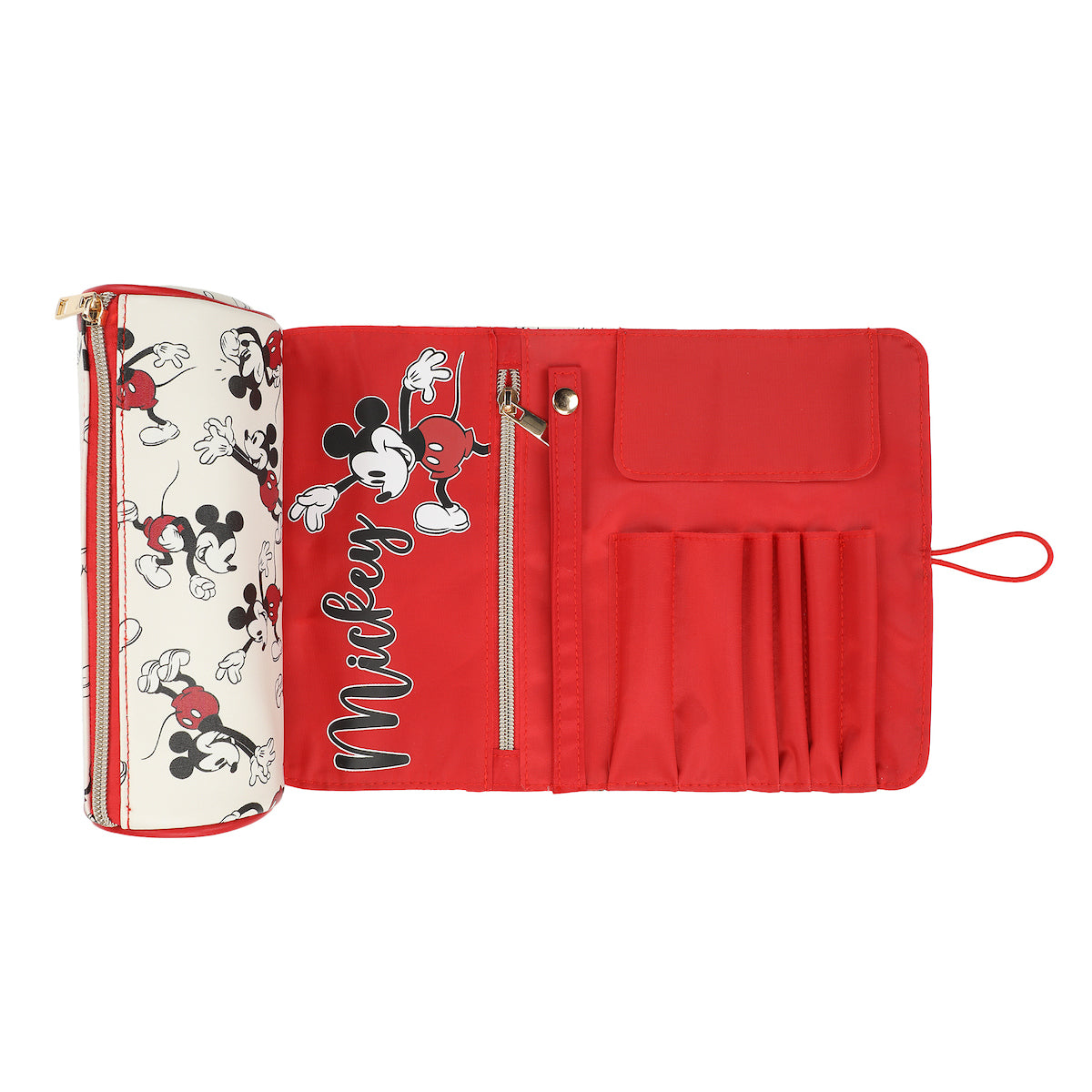 Disney Mickey Mouse Roll-Top Hanging Toiletry Makeup Bag