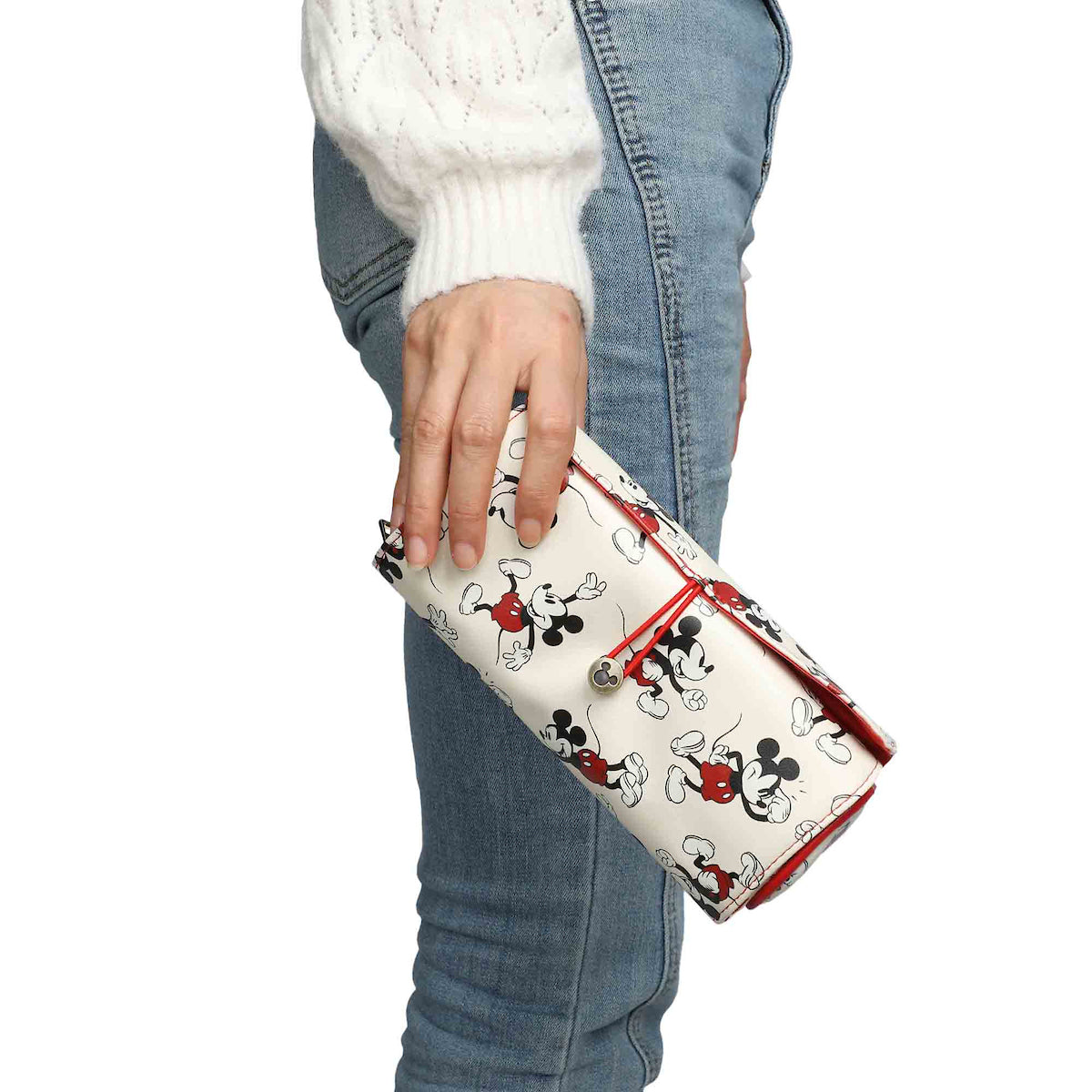 Disney Mickey Mouse Roll-Top Hanging Toiletry Makeup Bag