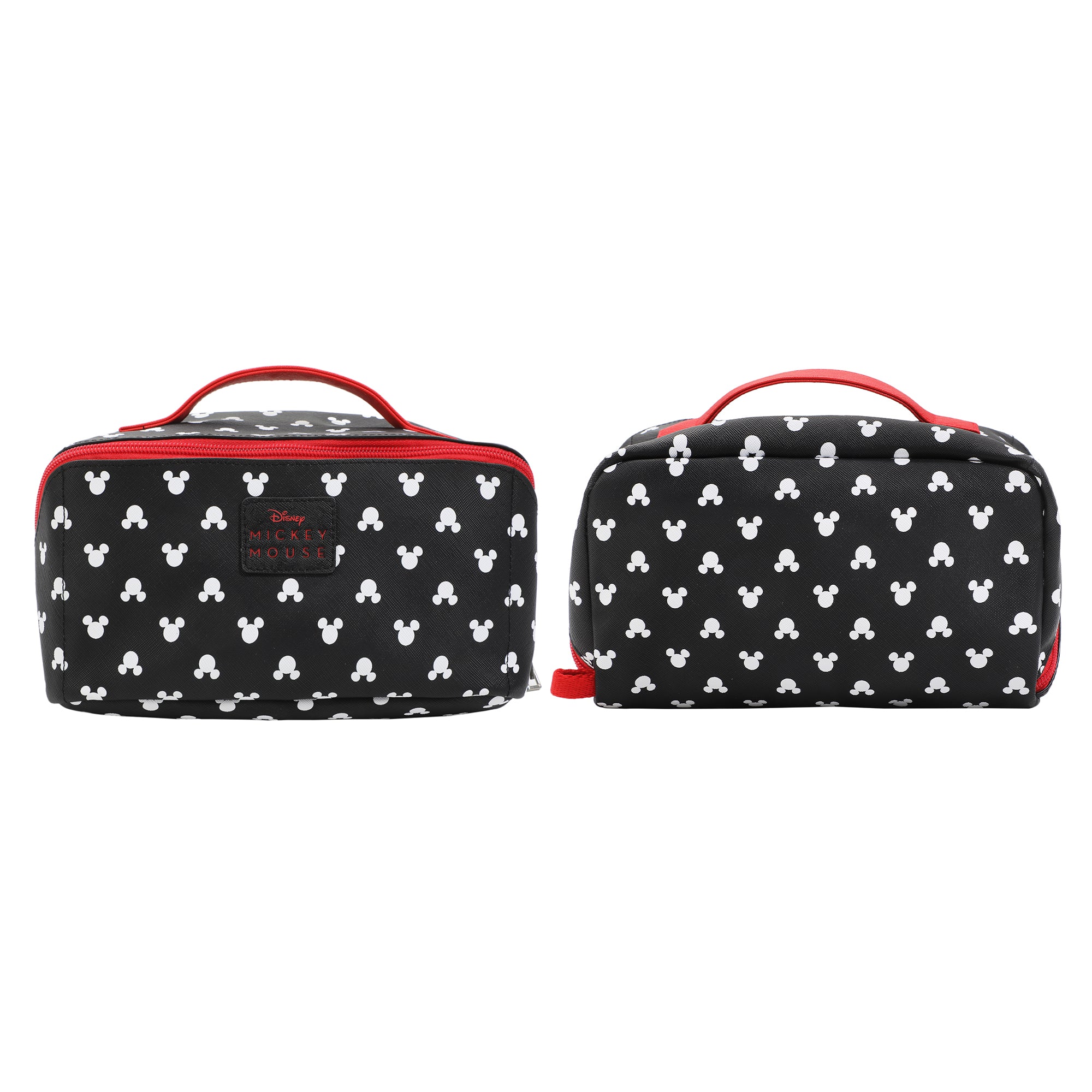 Disney Mickey Mouse Ears All-Over Print 23.5 CM Black Cosmetic Bag