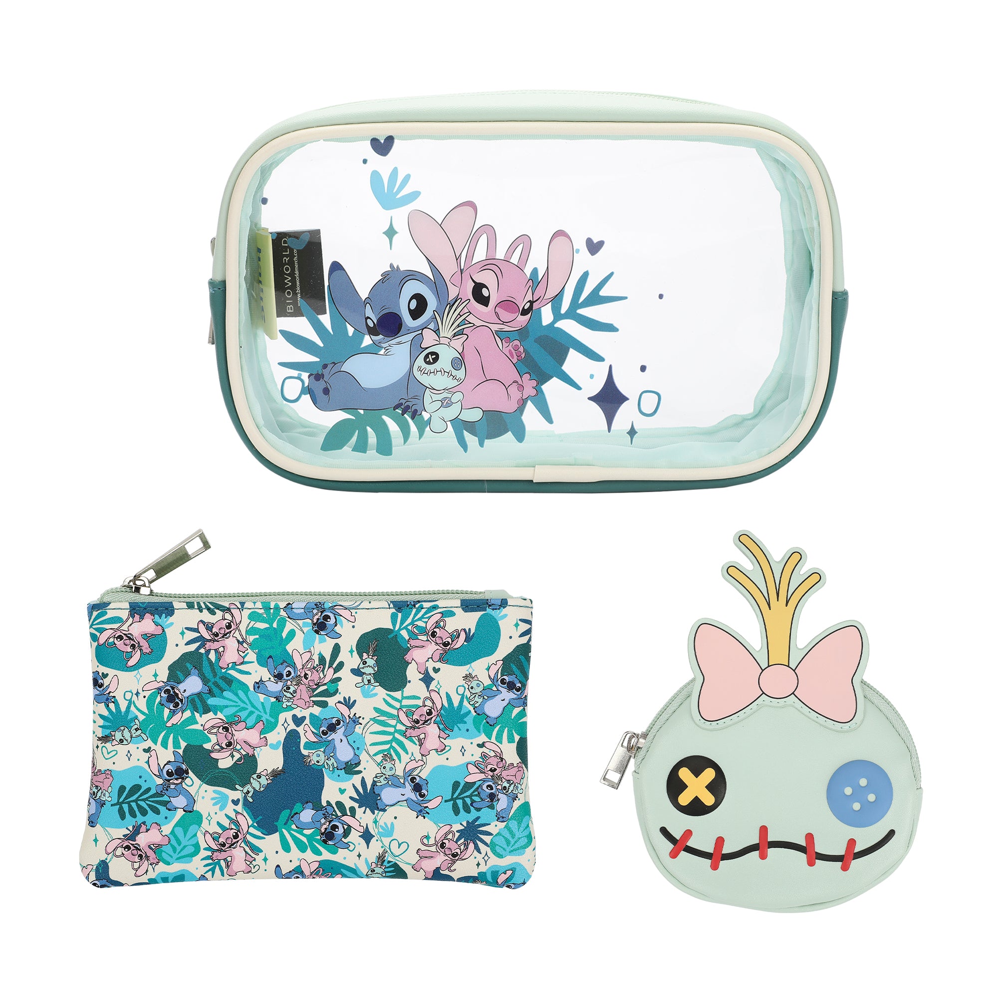 Lilo & Stitch Angel & Stitch With Lilo's Doll 3-Piece Cosmetic Set