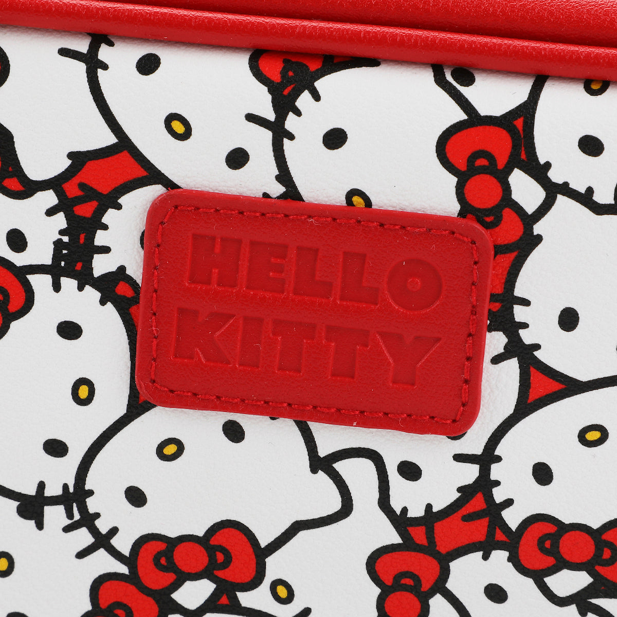 Hello Kitty Character Face All-Over Print 9" Dual Compartment Toiletry Kit