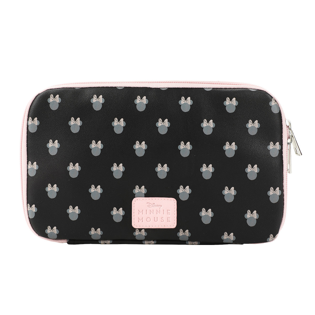 Disney Minnie Mouse Ears Black 9.8" Tech Cable Organizer Travel Case