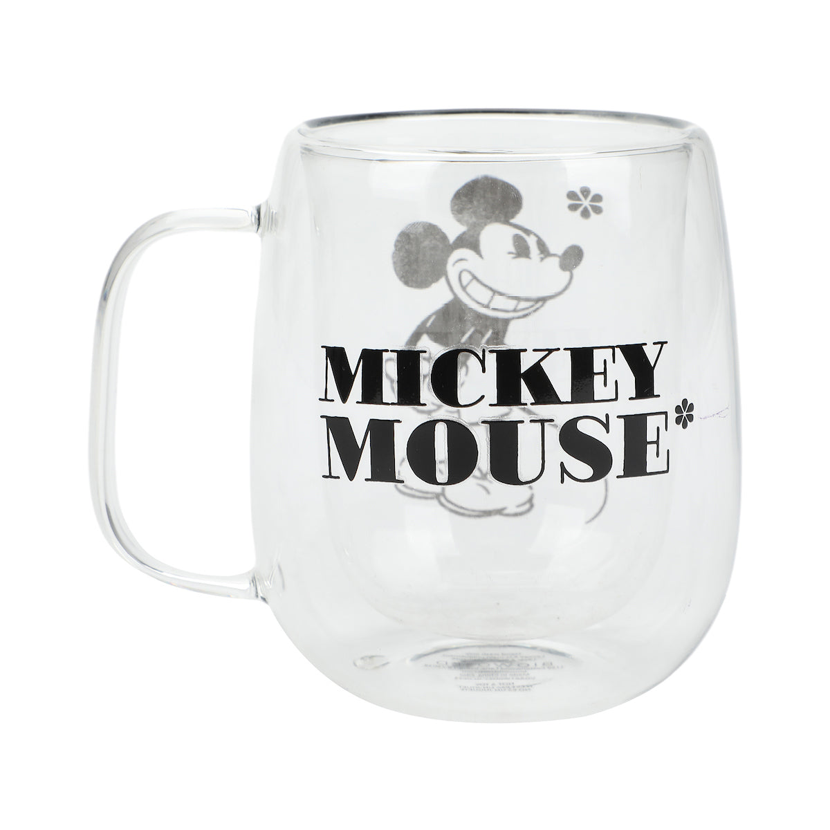 Disney Classic Mickey Mouse 11 Oz. Double-Sided Glass Mug