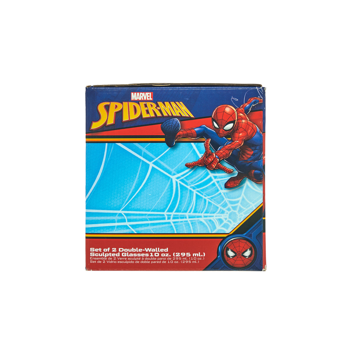 Marvel Spider-Man 10 Oz Highball Drinking Glass Set
