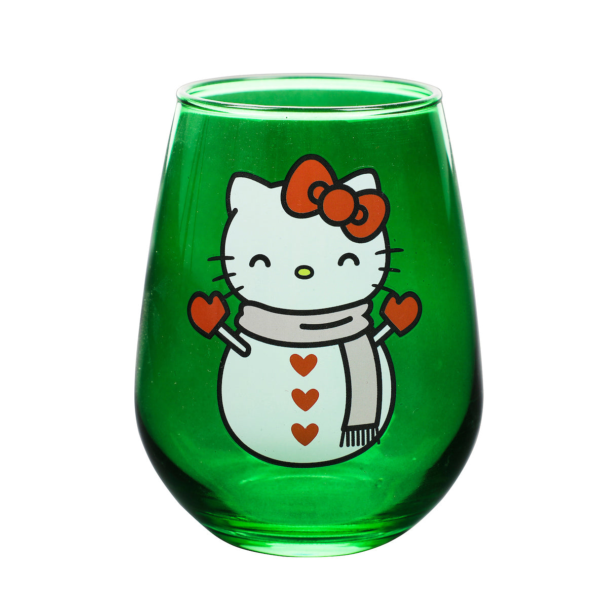 Hello Kitty Holiday Costumes 4-Piece 18 Oz Contour Glasses Set