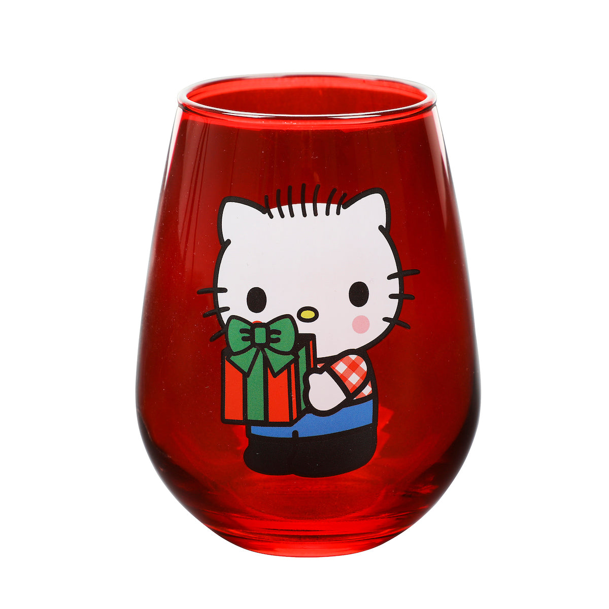 Hello Kitty Holiday Costumes 4-Piece 18 Oz Contour Glasses Set