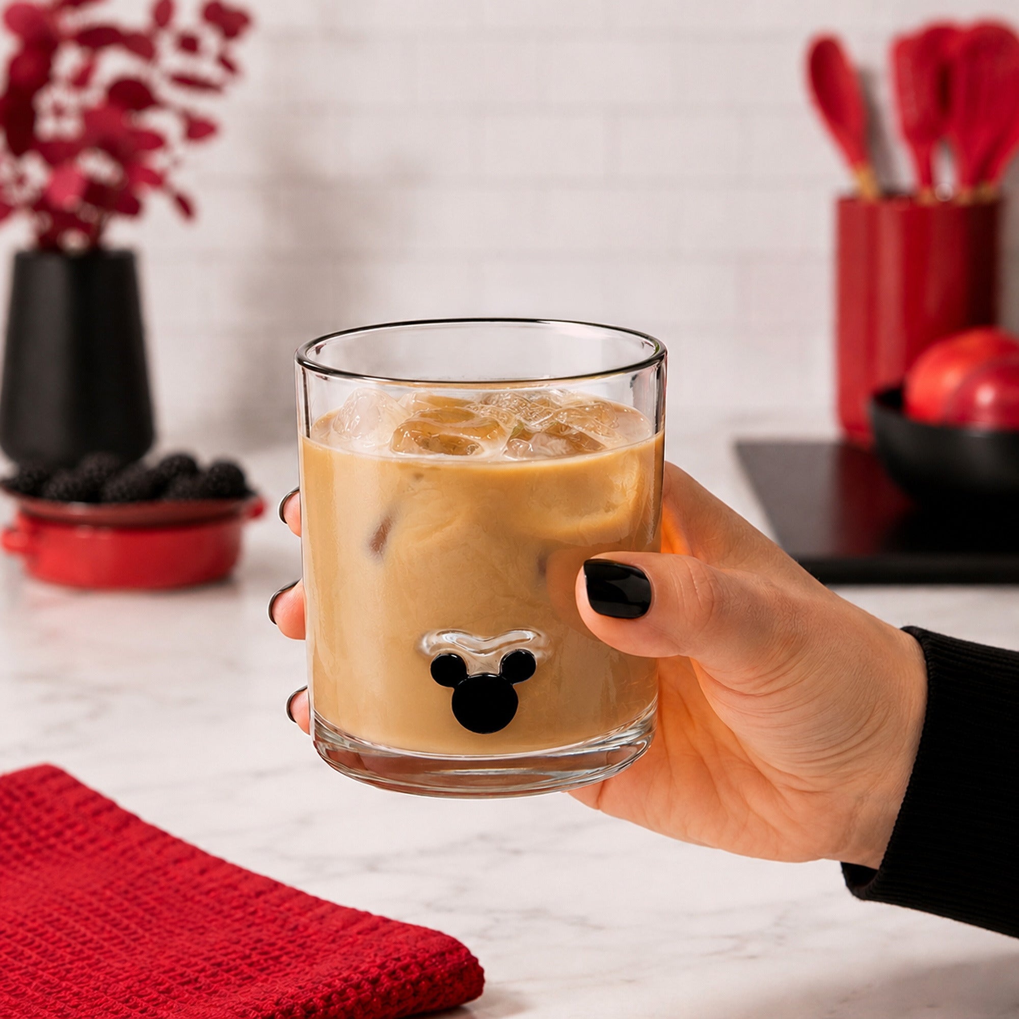 Mickey Mouse Classic Charm Glass for Everyday Use 10 Oz